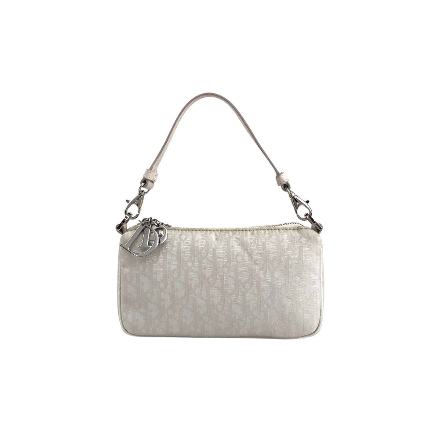 Christian Dior Trotter Charm 小手袋 白色 復古 bf3uw
