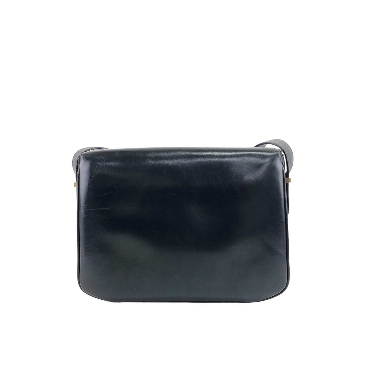 CELINE Triomphe Shoulder bag Dark Navy Vintage nfun5m
