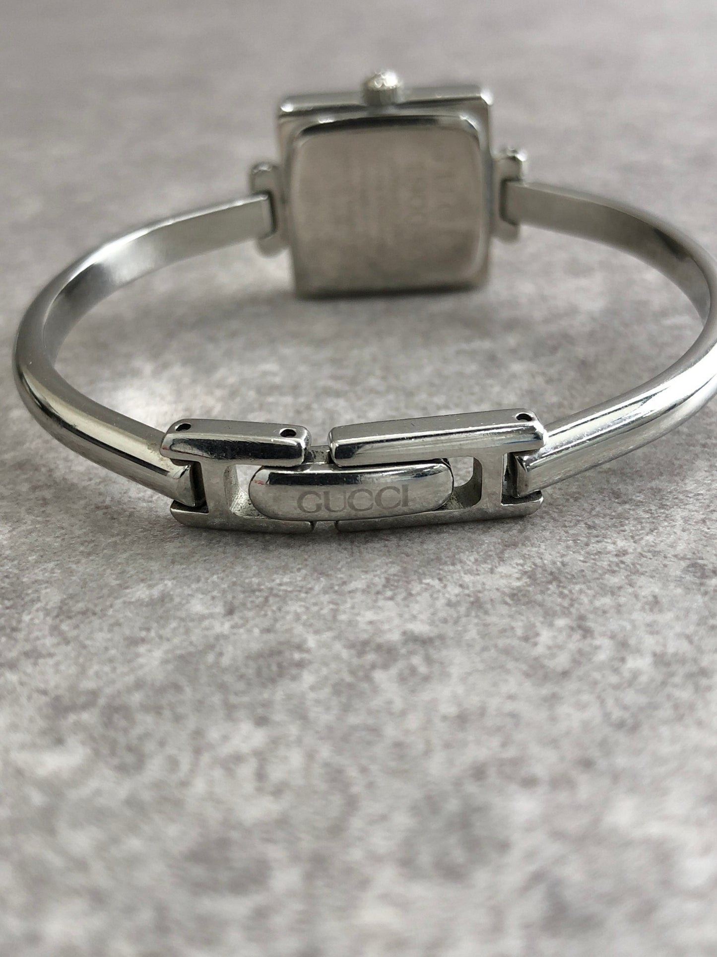 GUCCI Quartz Watch Silver 1900L Vintage ey4n3g
