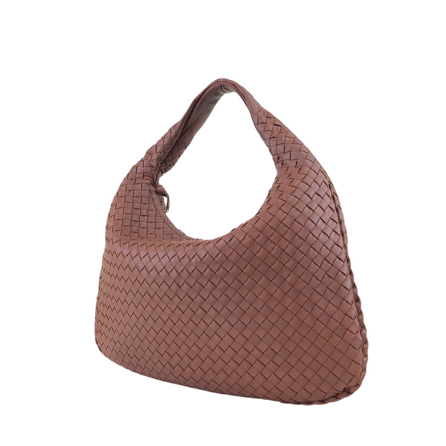Bottega Veneta Intrecciato Shoulder bag Hobobag Brown Vintage dnw2ax