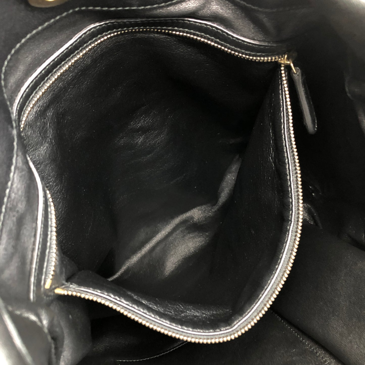 Christian Dior CD Logo Motif Shoulder bag Black Vintage vvdiyc