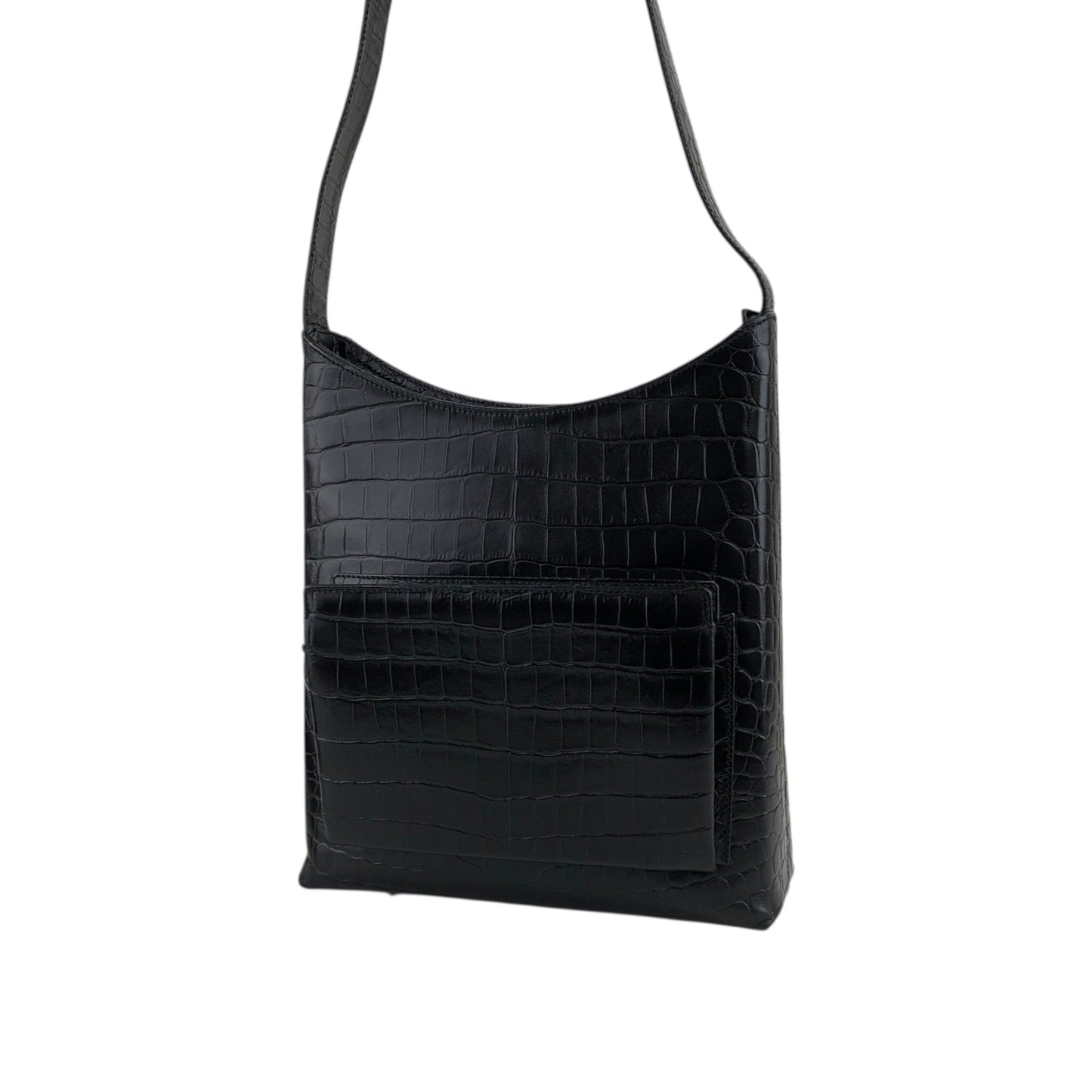 Salvatore Ferragamo Gancini Shoulder bag Black Vintage gpf38m