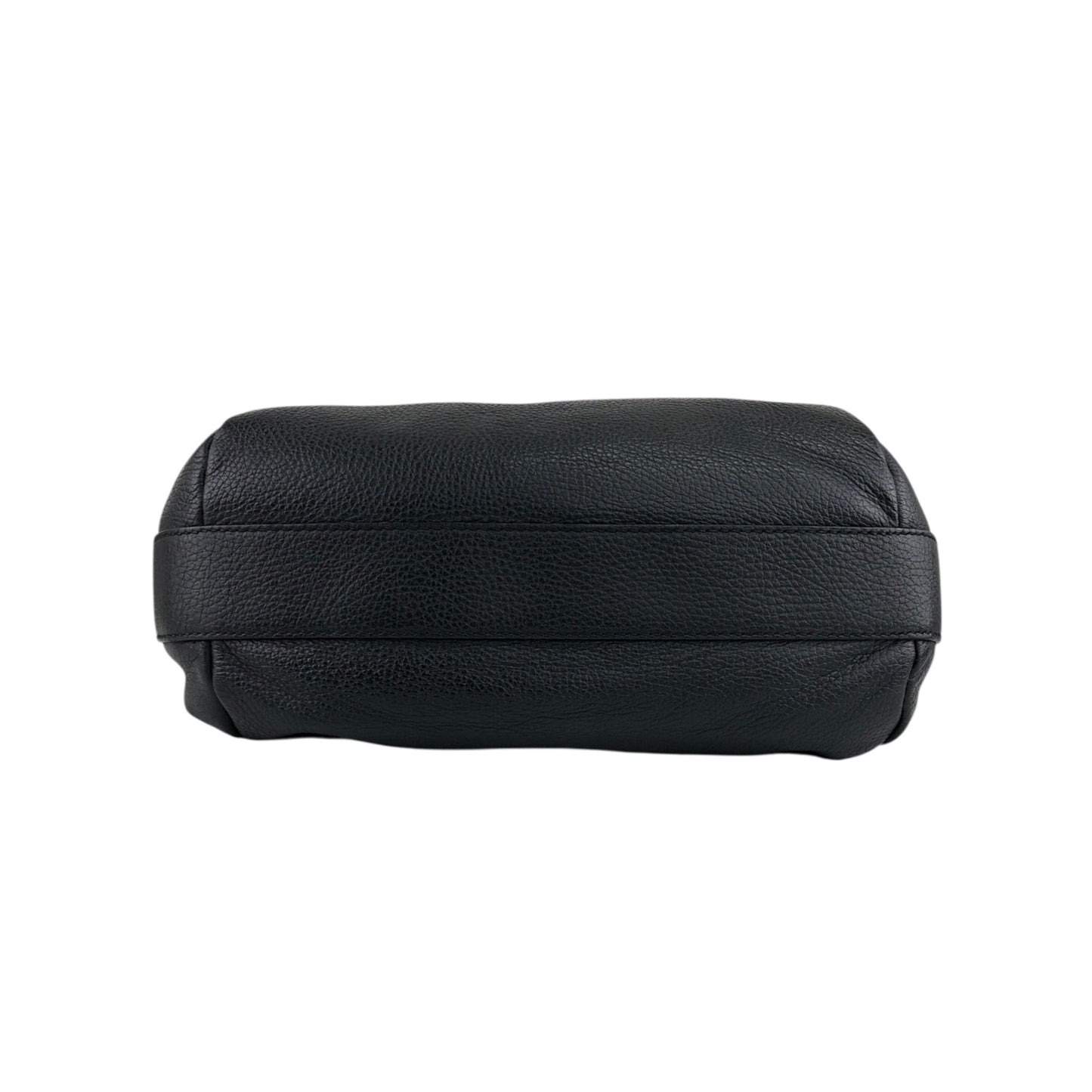 GUCCI Bamboo Shoulder bag Black Vintage a4vpvh