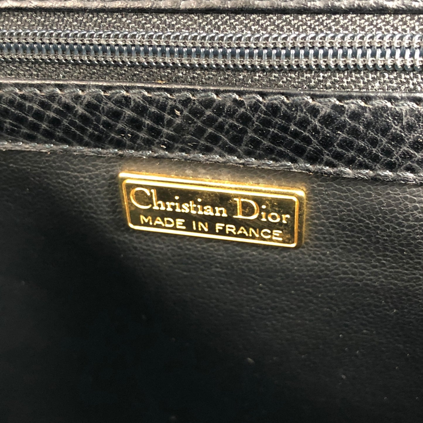 Christian Dior CD Logo Backpack Black Vintage nrnd3i