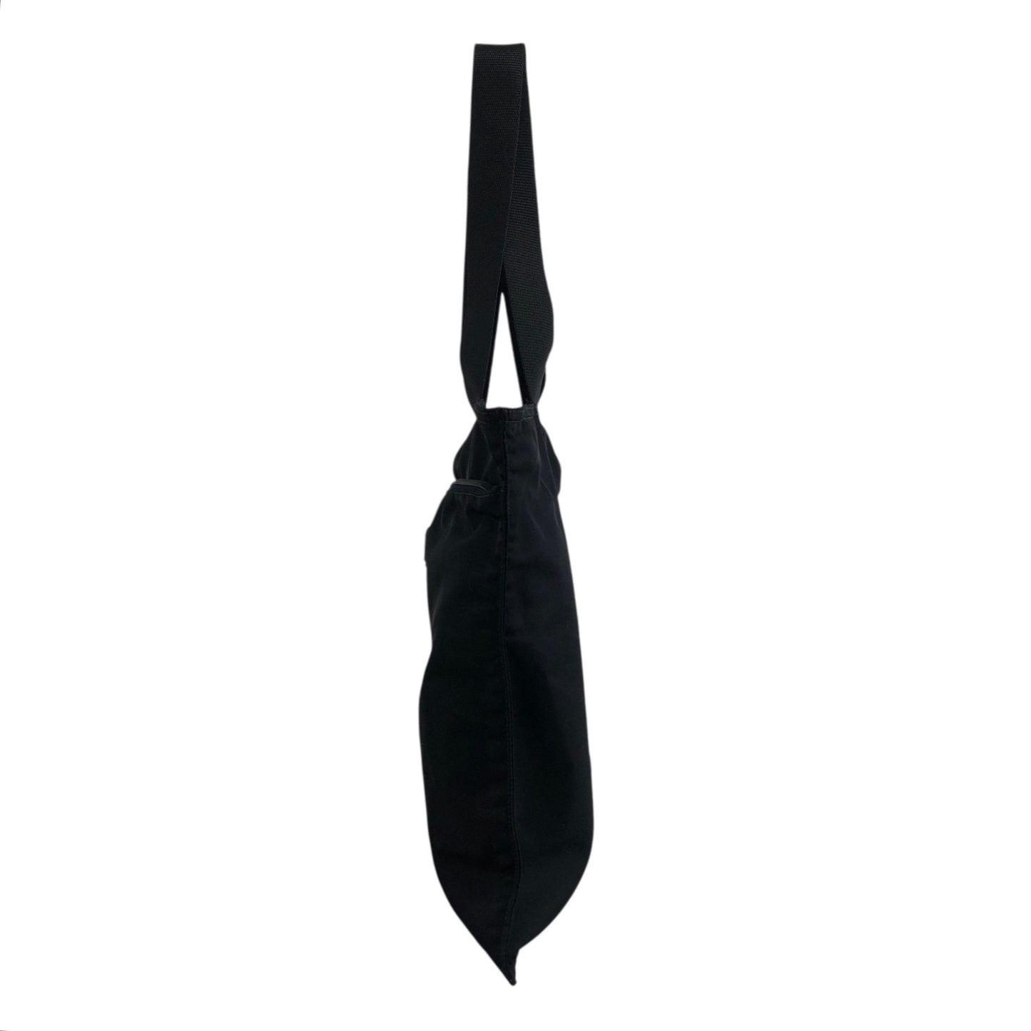 PRADA Triangle Logo Totebag Black Vintage mvmh5p