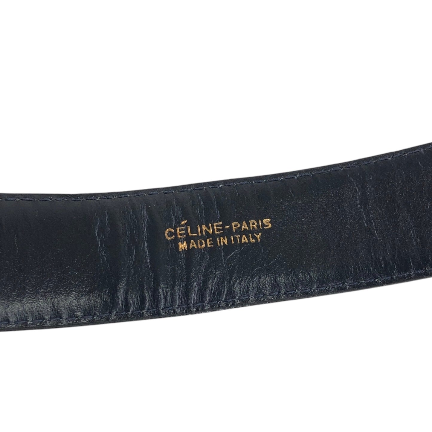 CELINE 馬車腰帶 海軍藍 復古 dnd65j
