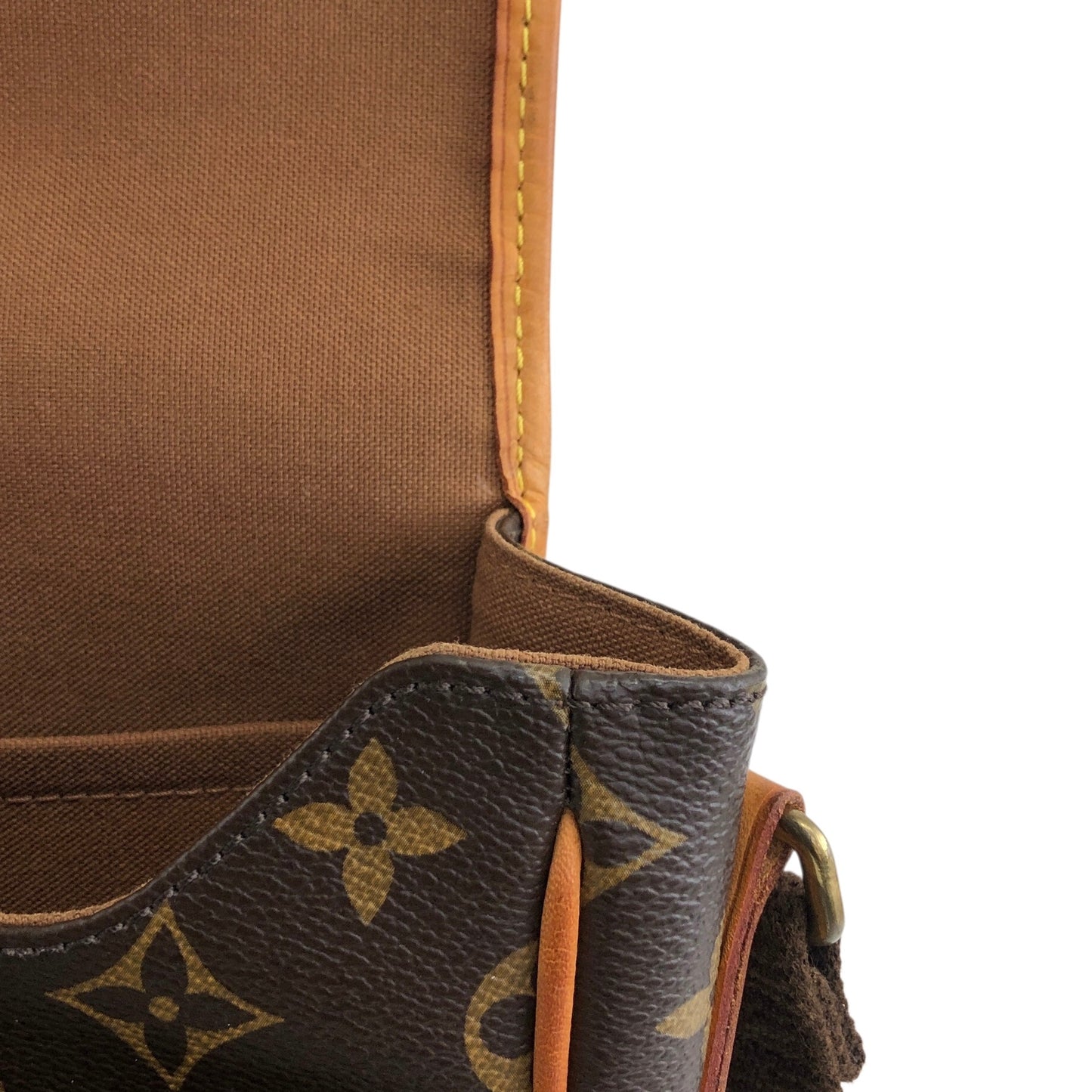 LOUIS VUITTON Monogram Shoulder bag Brown M40106 Vintage y7ndbw