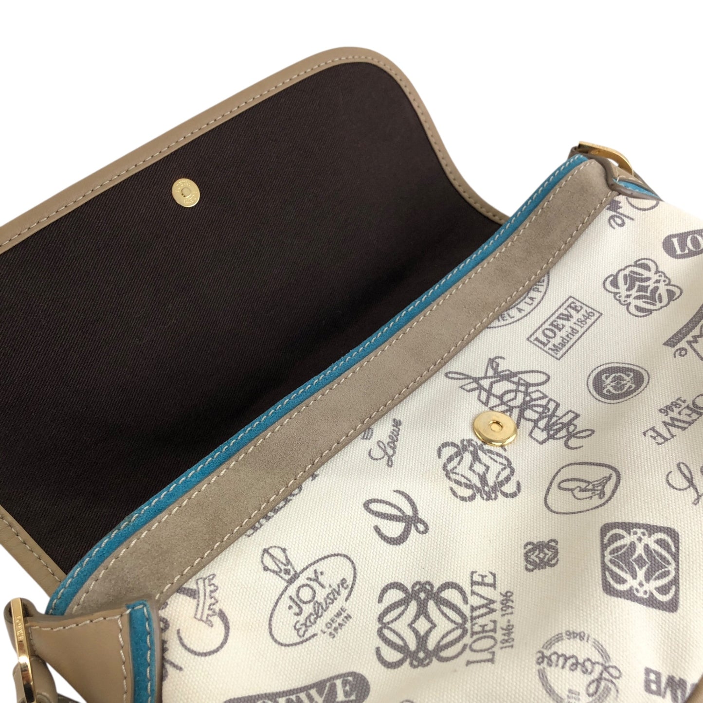 LOEWE Shoulder bag Beige Vintage k67gra