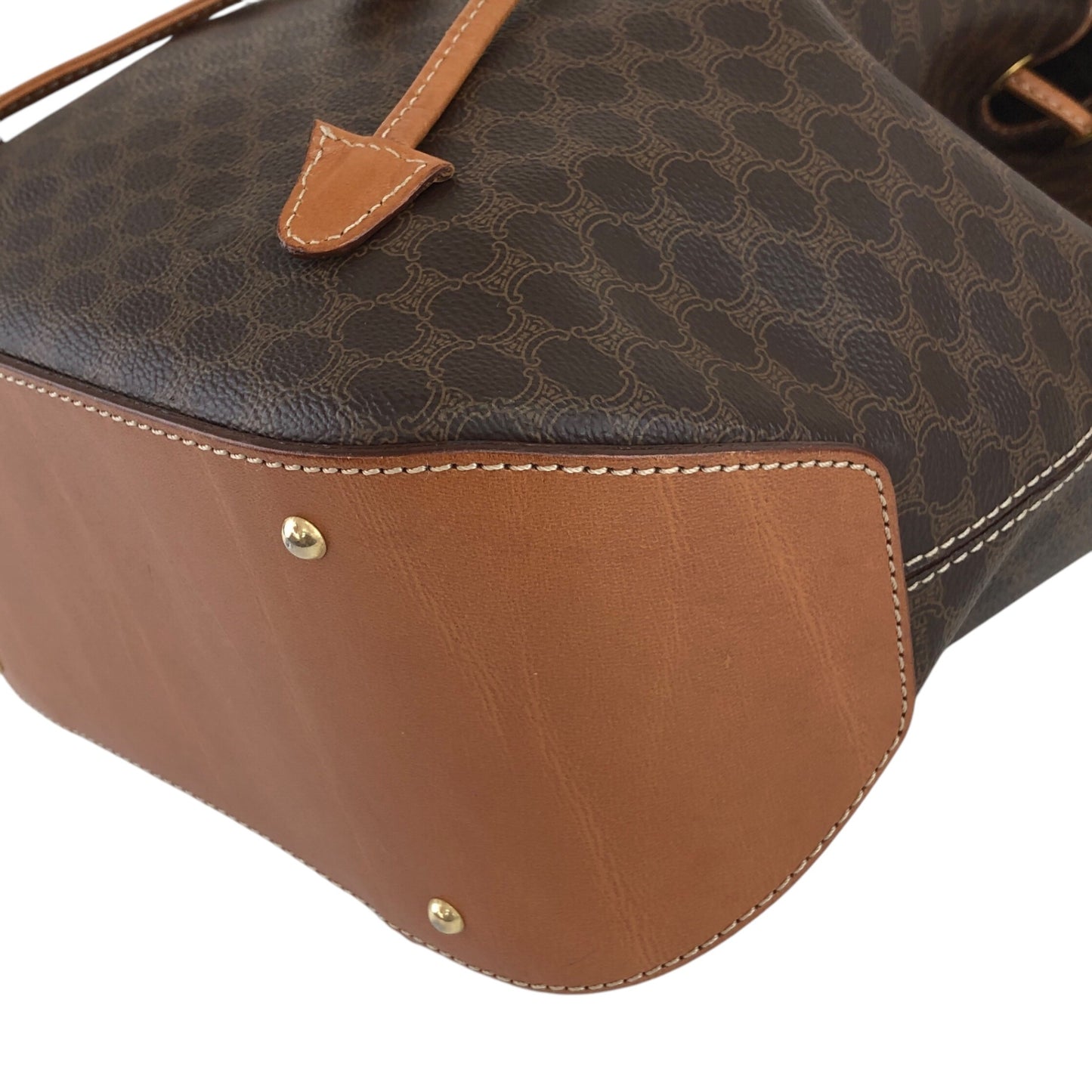 CELINE Macadam Backpack Brown Vintage i8882p