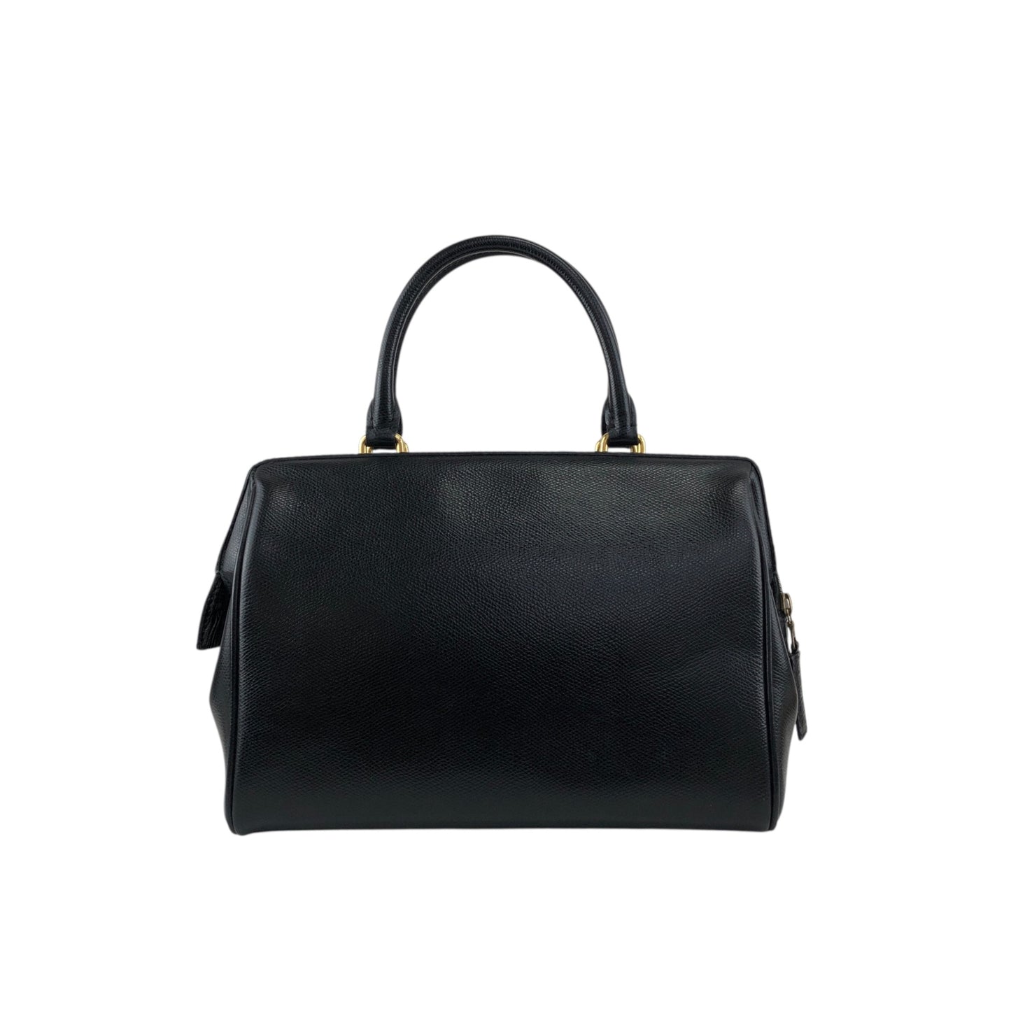 CELINE Two-way Small Boston bag Shoulder bag Black Vintage mh45yy