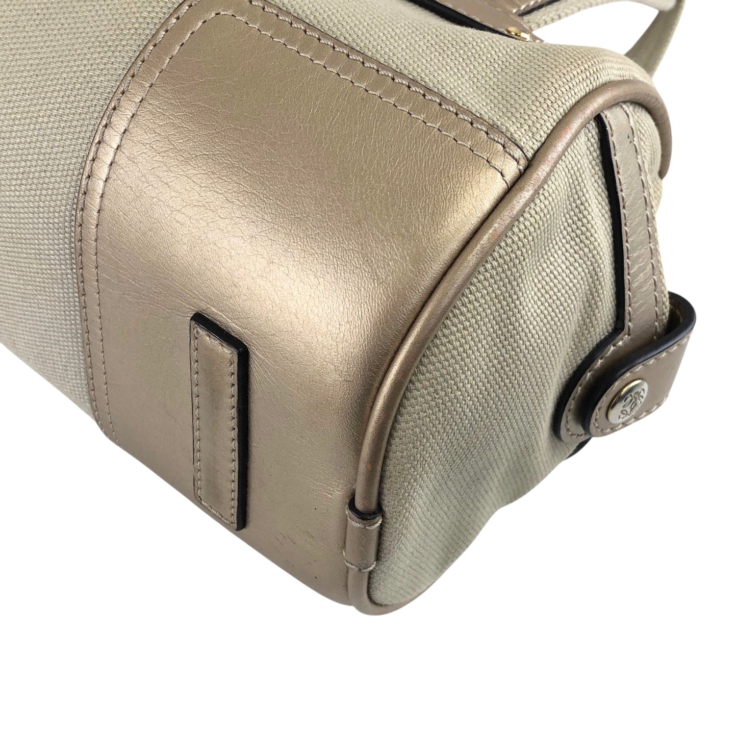 LOEWE Anagram Handbag Beige Vintage pf5sjv