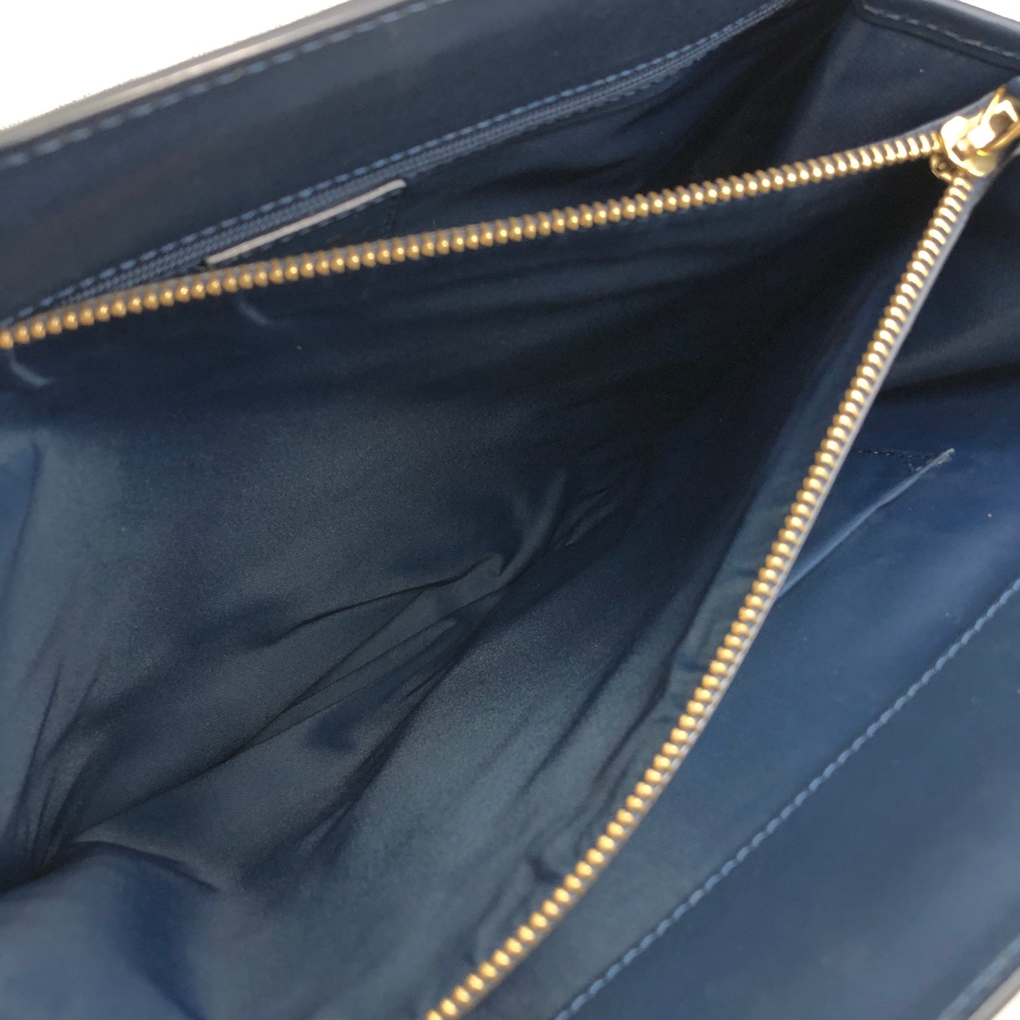 Christian Dior Trotter 前袋肩包托特包海軍藍復古 nak7gb