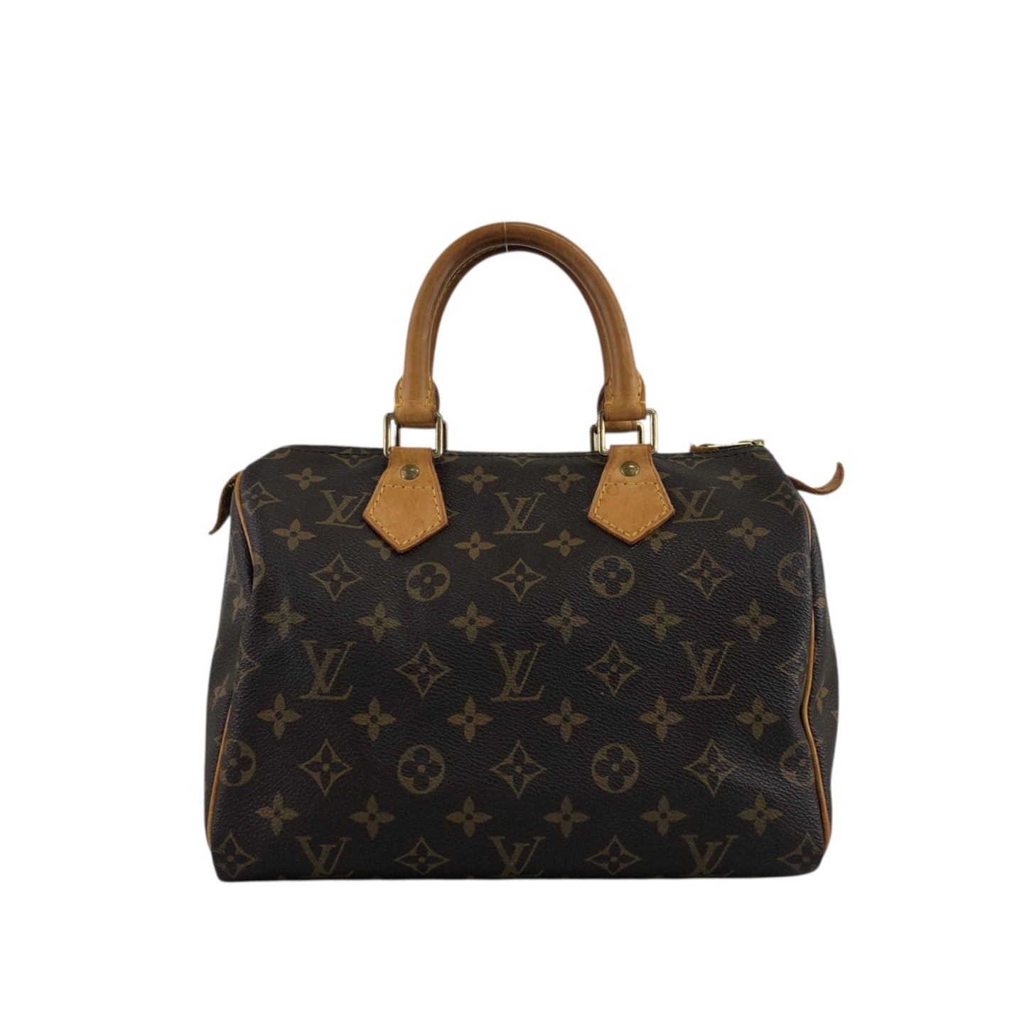LOUIS VUITTON Monogram Small Boston bag Handbag Brown Vintage ffjgk5
