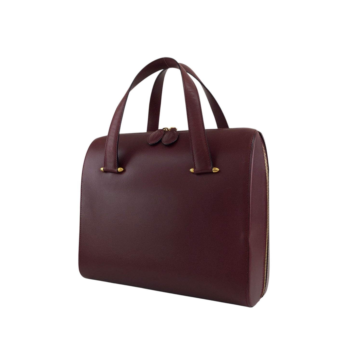 Cartier Two-way Handbag Shoulder bag Bordeaux Vintage d6tb8y