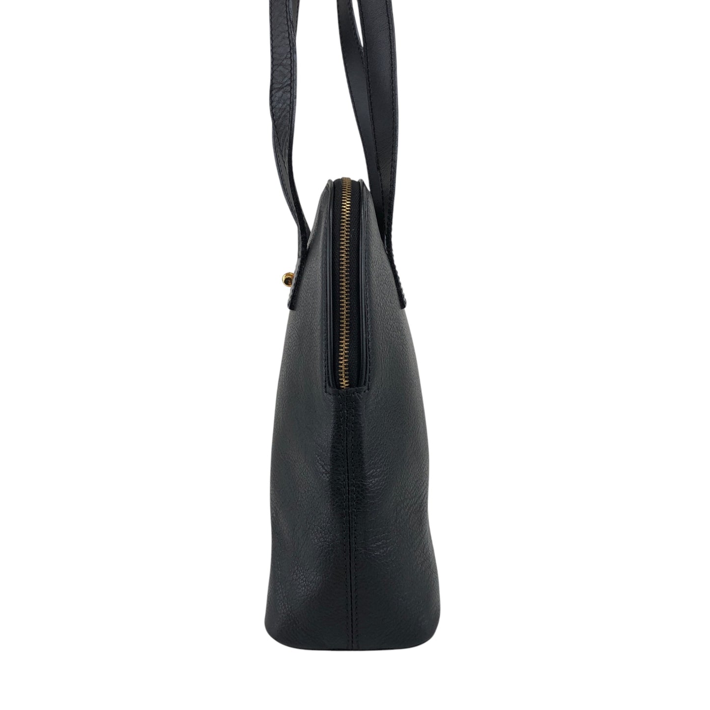 CELINE Toggle Clasp Shoulder bag Totebag Black Vintage hvdkxg