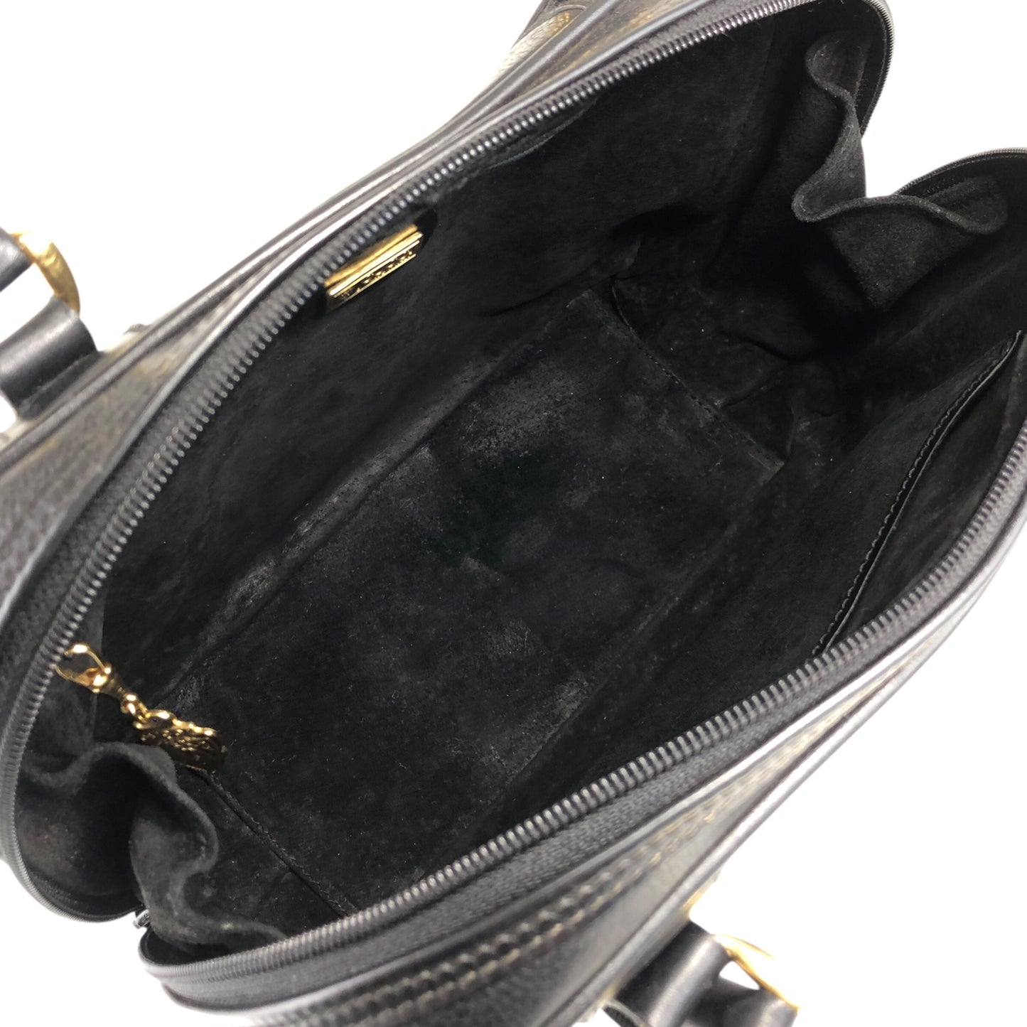 GUCCI Interlocking Handbag Black Vintage jkfsmf