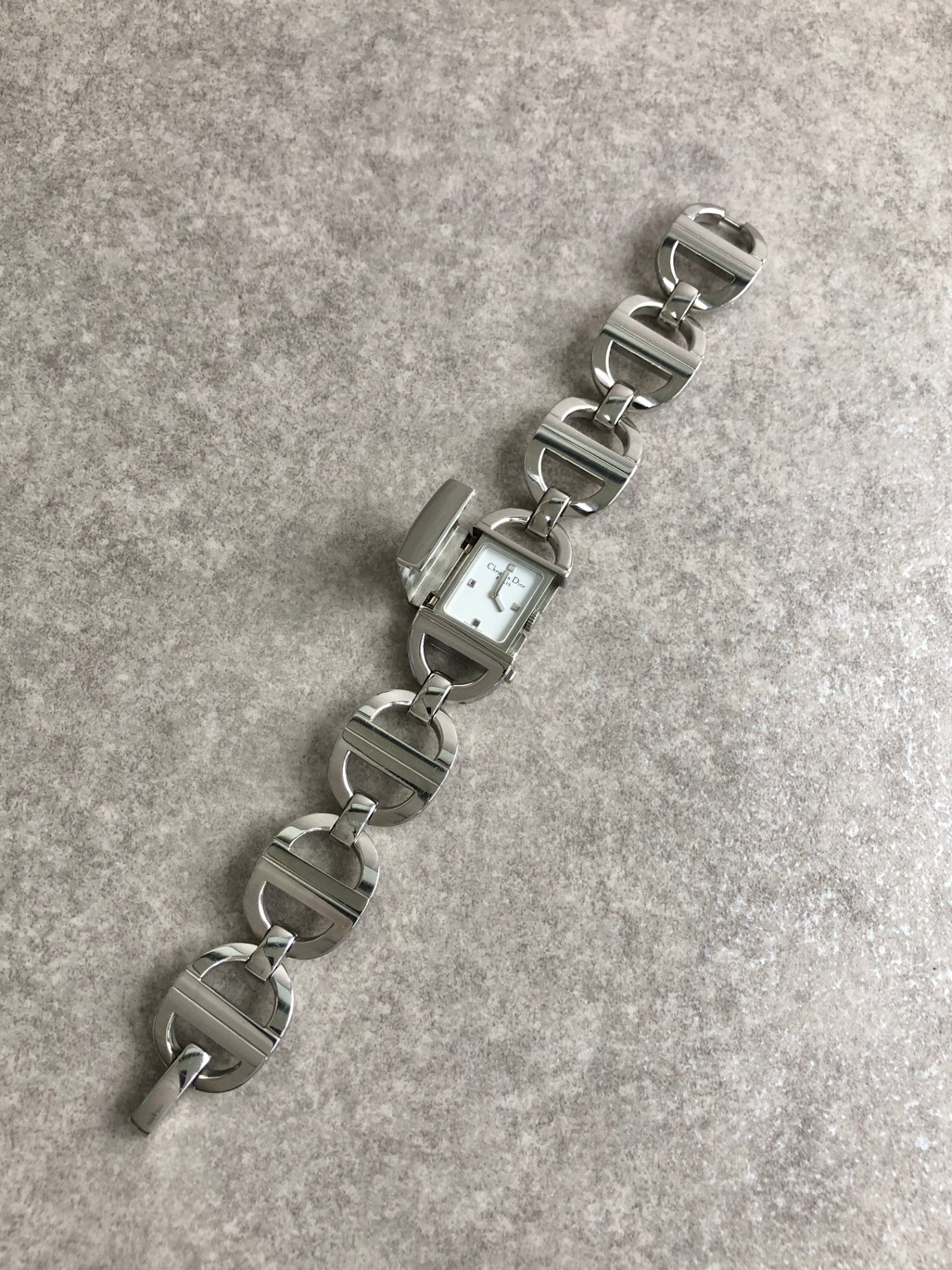 Christian Dior Watch Silver Pandiora D78-100 Vintage zsjnpr