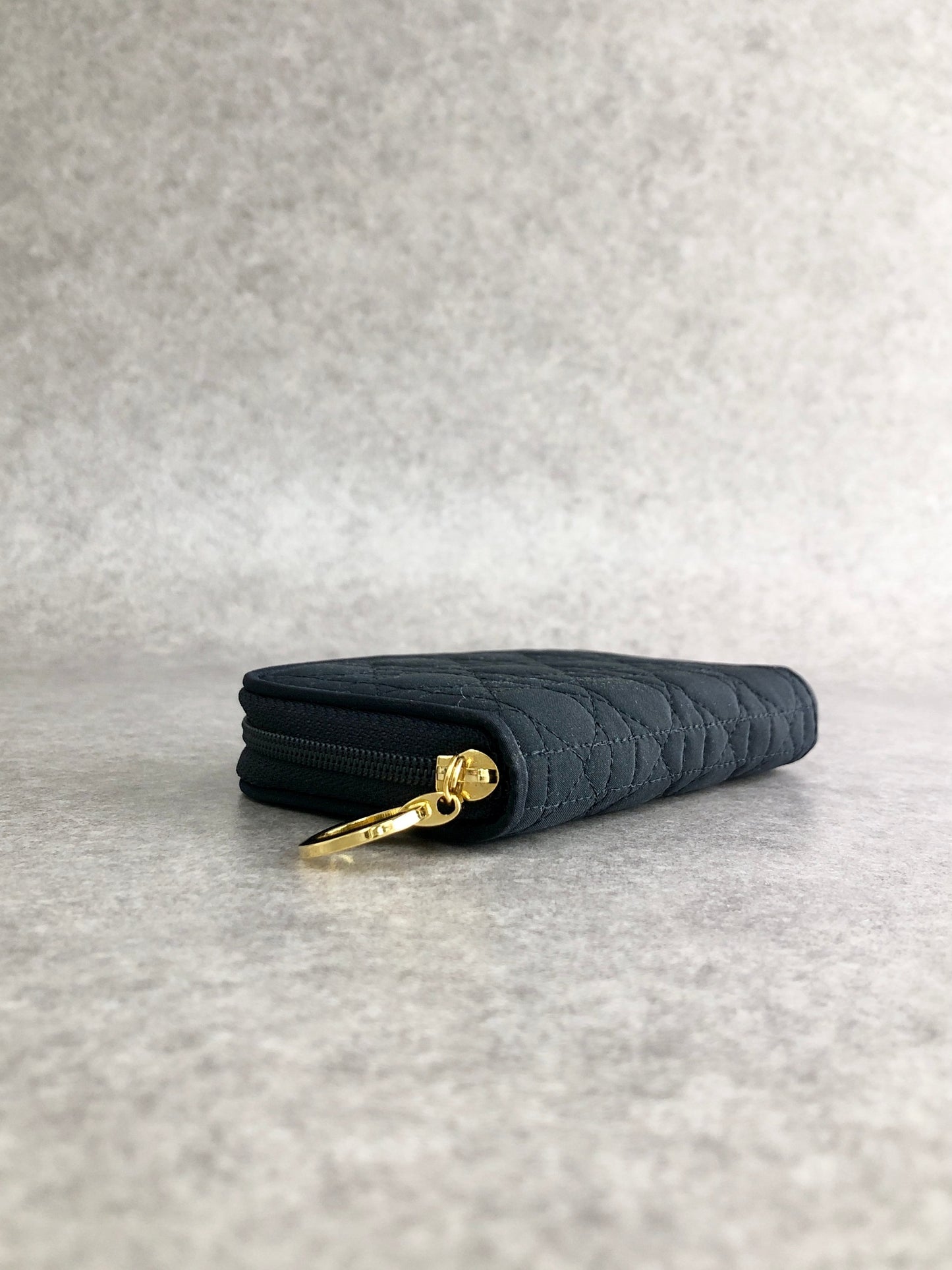 Christian Dior Cannage 鑰匙包 黑色復古 u2kyvi