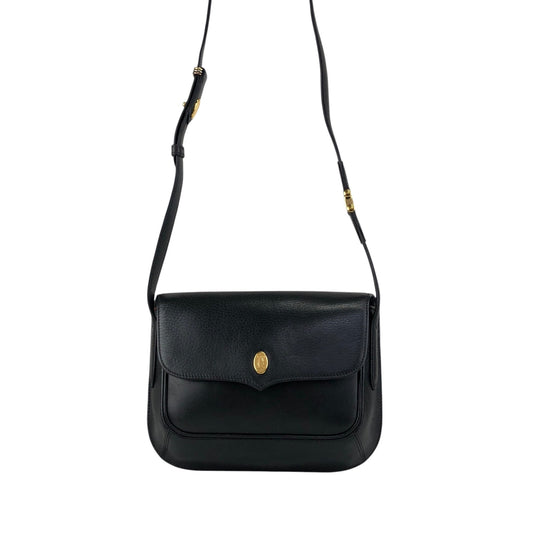 Cartier Logo Trinity Shoulder bag Black Vintage j72pji