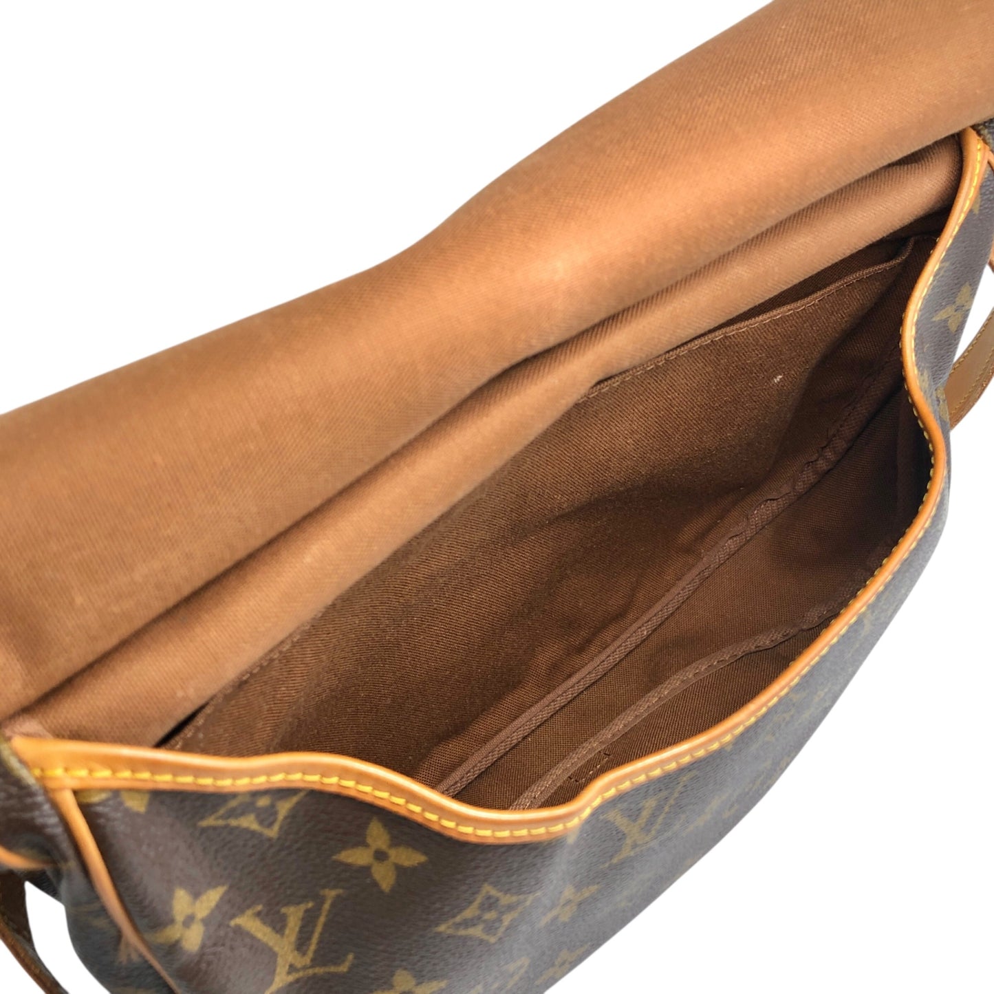 LOUIS VUITTON Monogram Shoulder bag Brown M42256 Vintage eirzhg