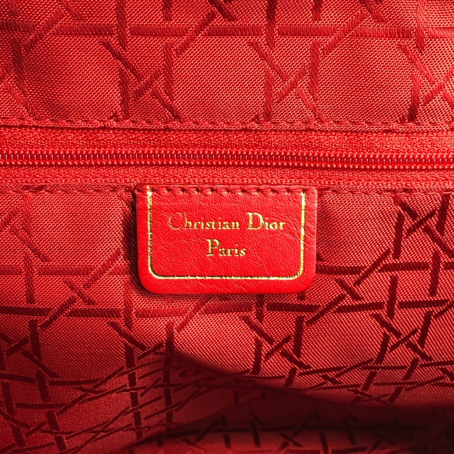 Christian Dior Logo Charm Backpack Black Vintage bbazr2