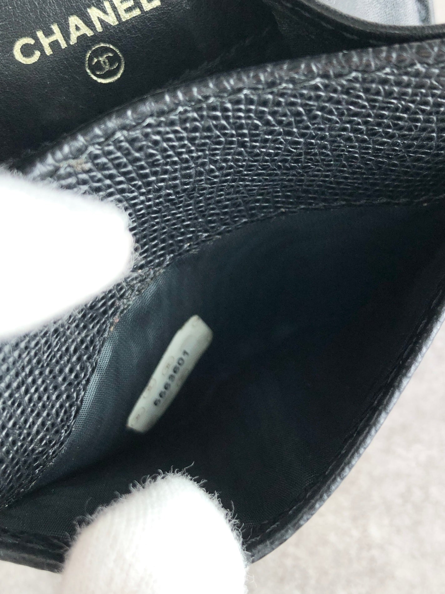 CHANEL Coco Mark 零錢包 黑色復古 zmnjmp