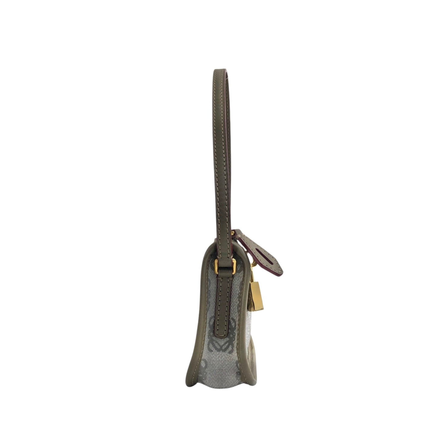 LOEWE Anagram Padlock Small Handbag Gray Vintage npexnd