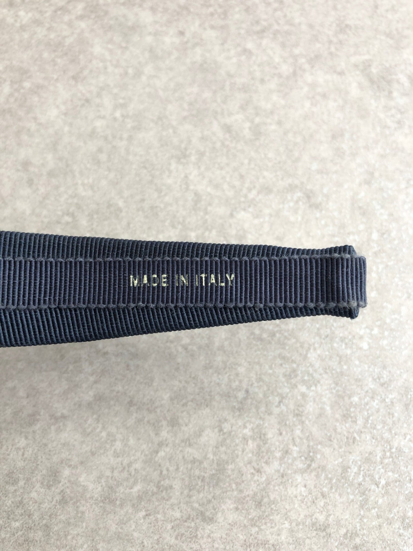 Salvatore Ferragamo Ribbon Motif Headband Navy Vintage tkaw42