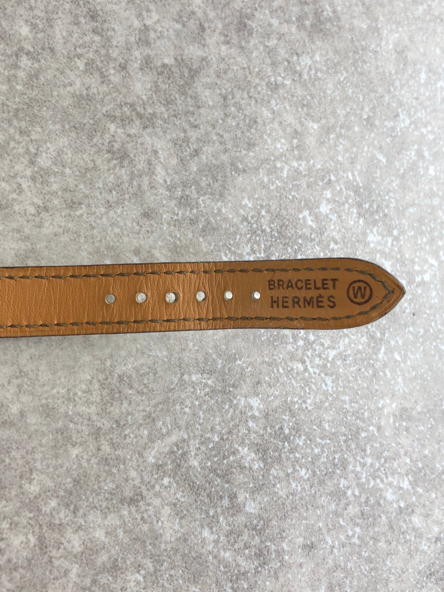 HERMES Watch Brown Vintage ih5tvr