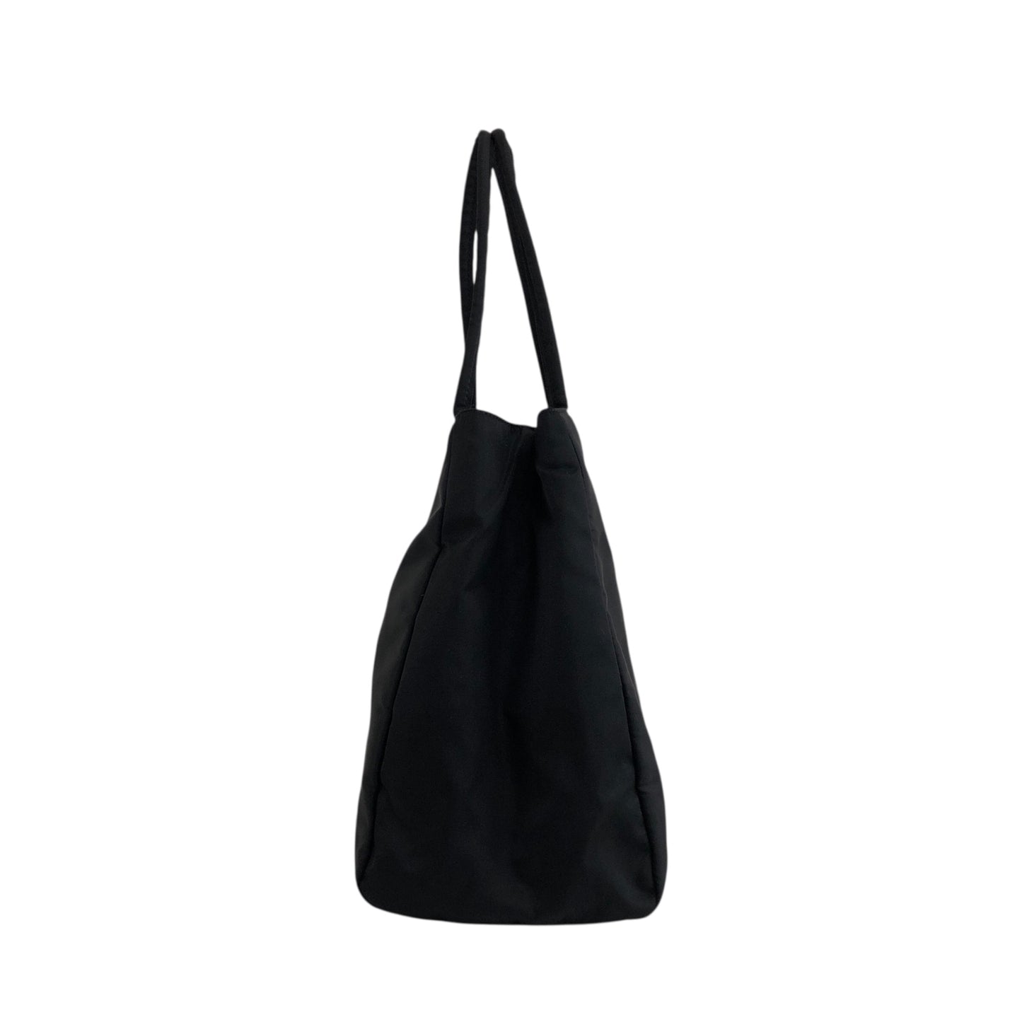 PRADA Triangle Logo Handbag Black Vintage kkmacr