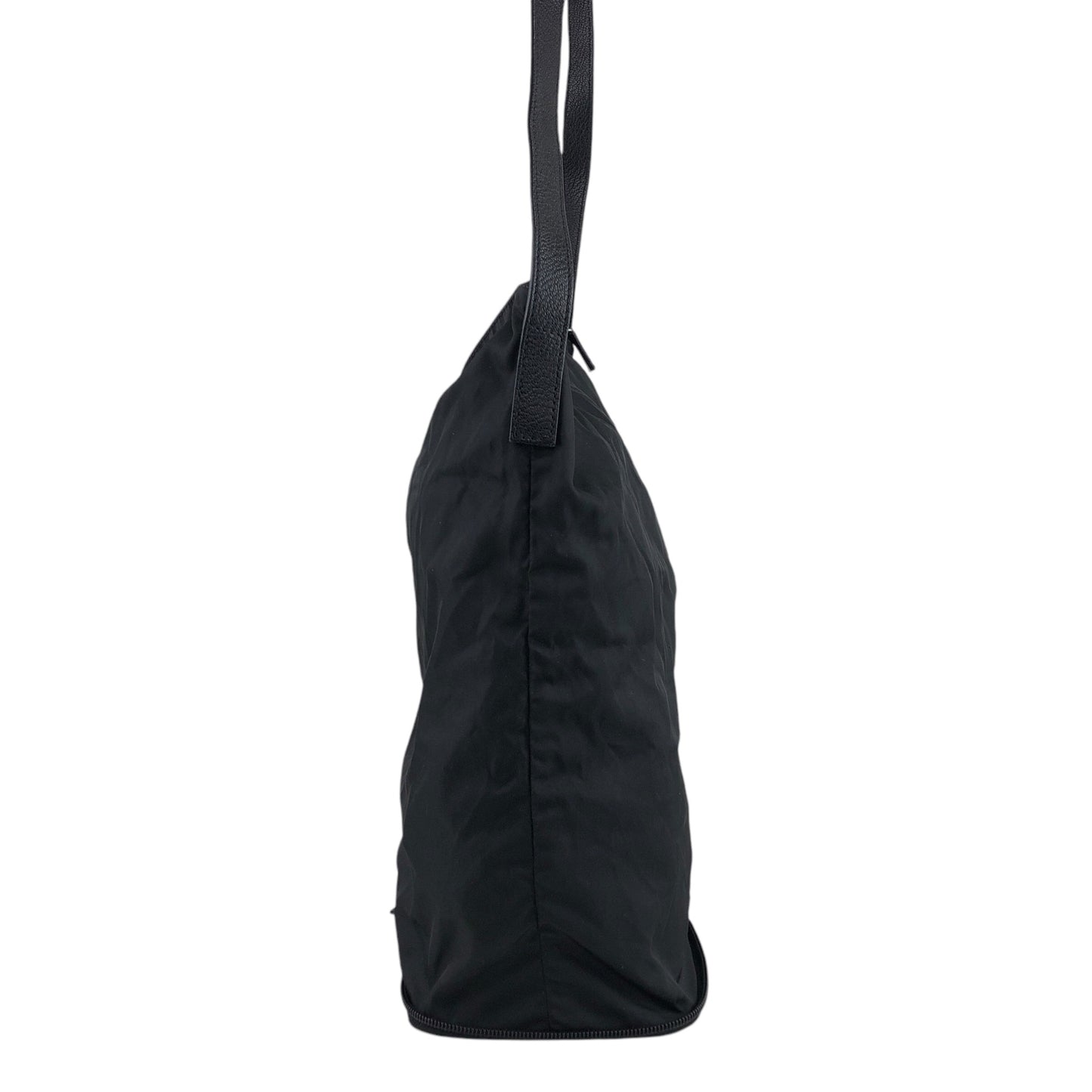 PRADA Triangle Logo Shoulder bag Black Vintage s733w2