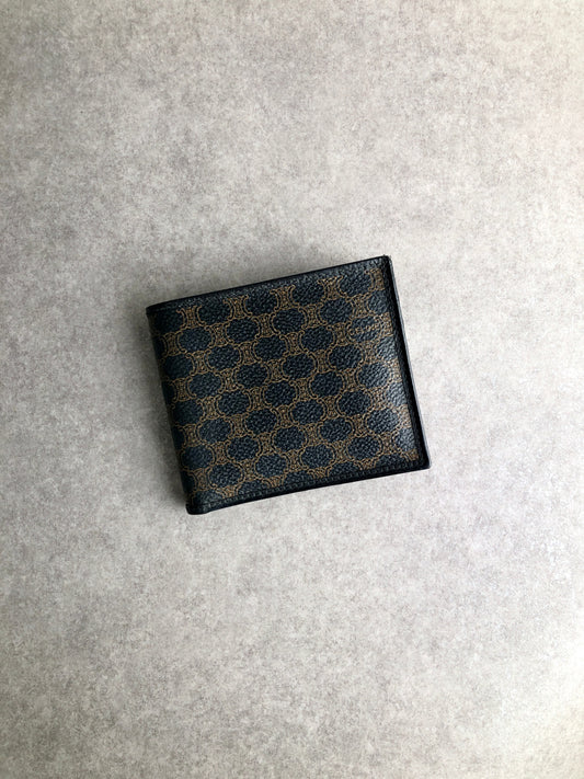 CELINE Macadam 折疊皮夾 黑色 復古 7k37du