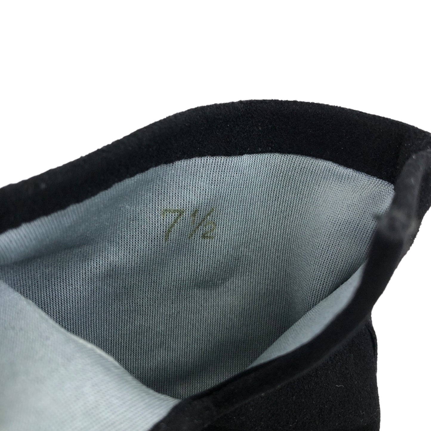 CELINE Argyle Gloves Black Vintage z77scn