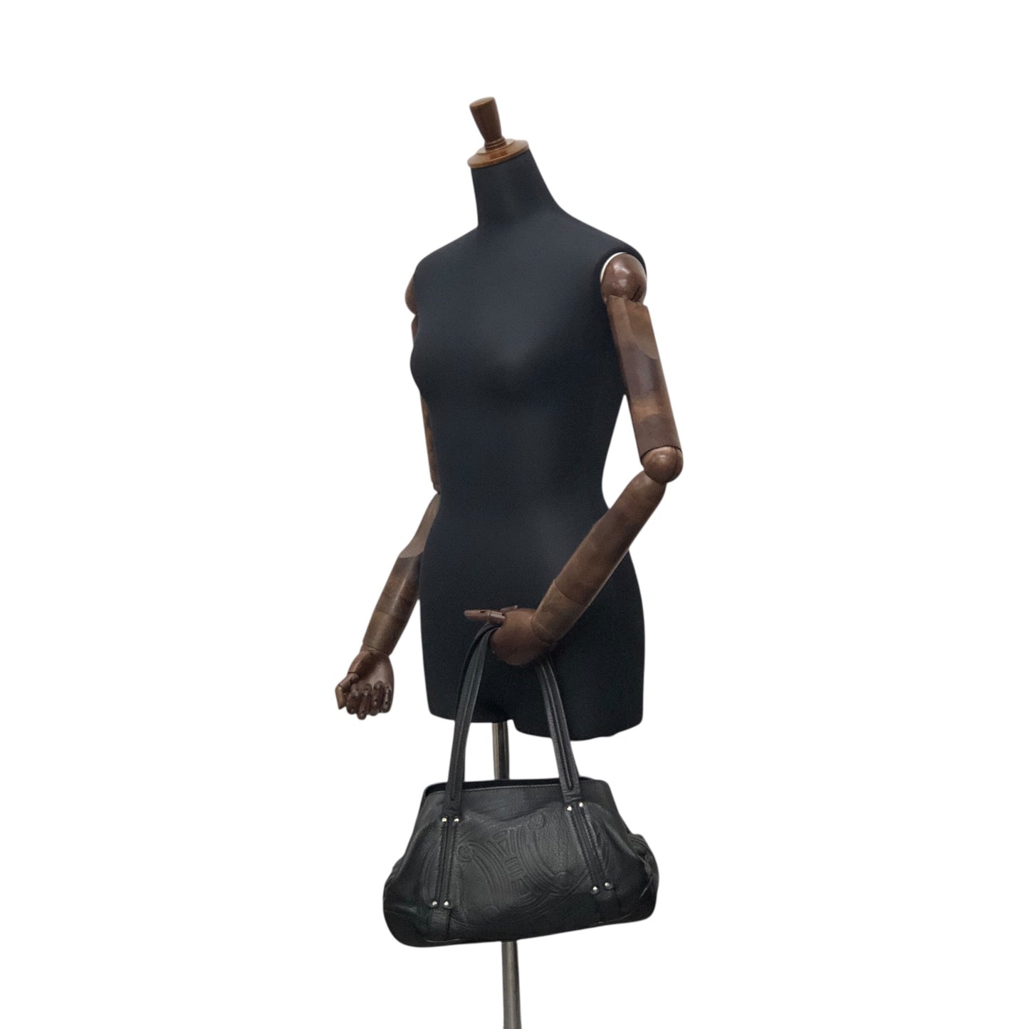 CELINE Blason Totebag Black Vintage si5ave