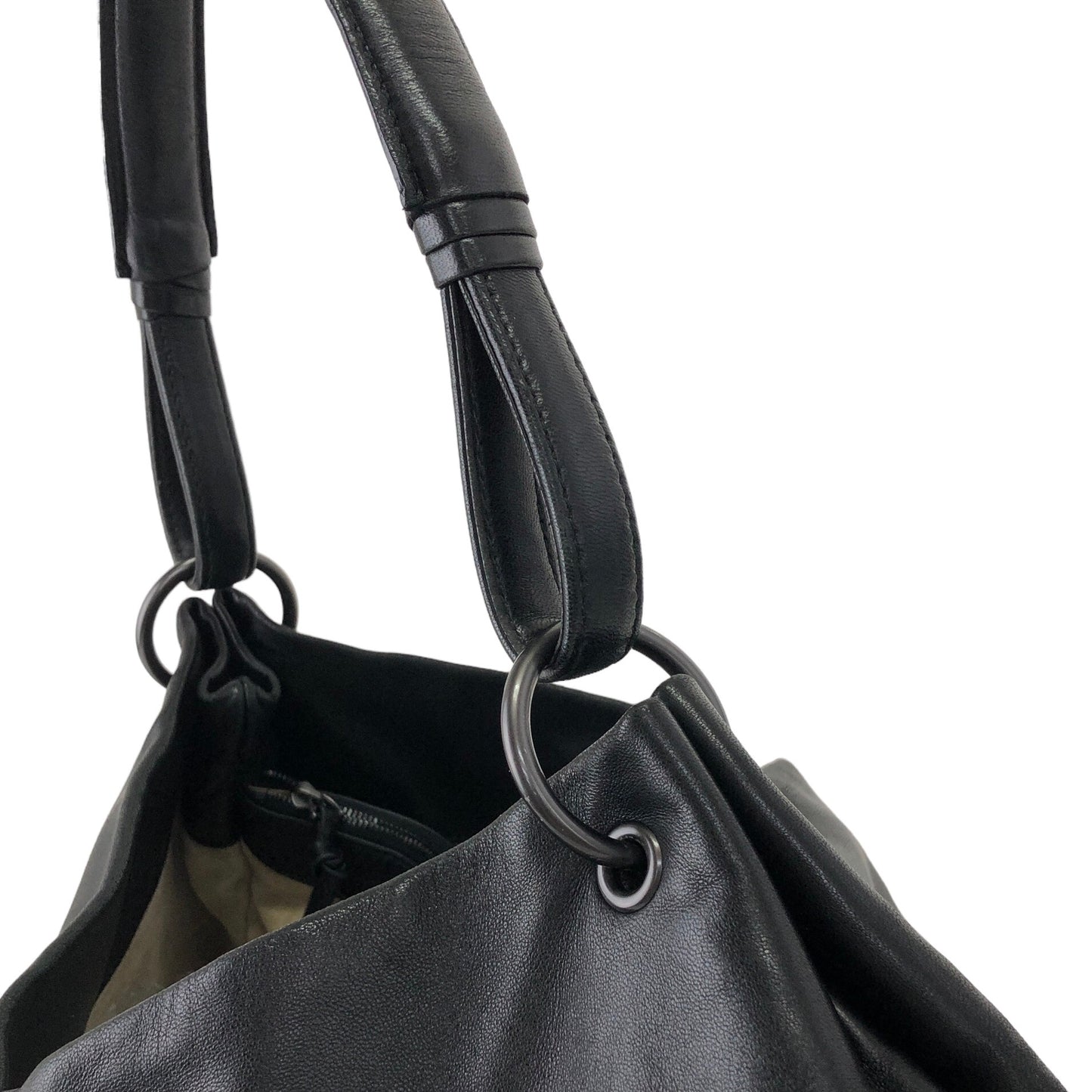 Bottega Veneta Intrecciato 單肩包 黑色 復古 68c8ji