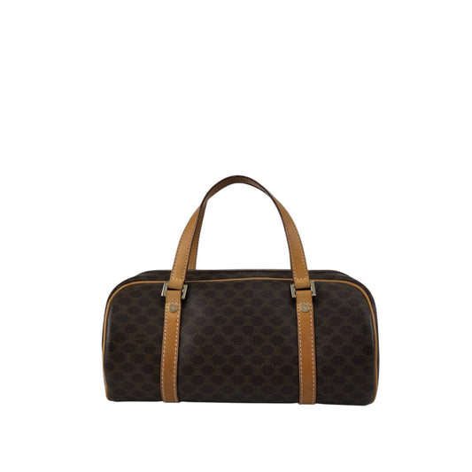 CELINE Macadam Handbag Brown Vintage tr5wwe