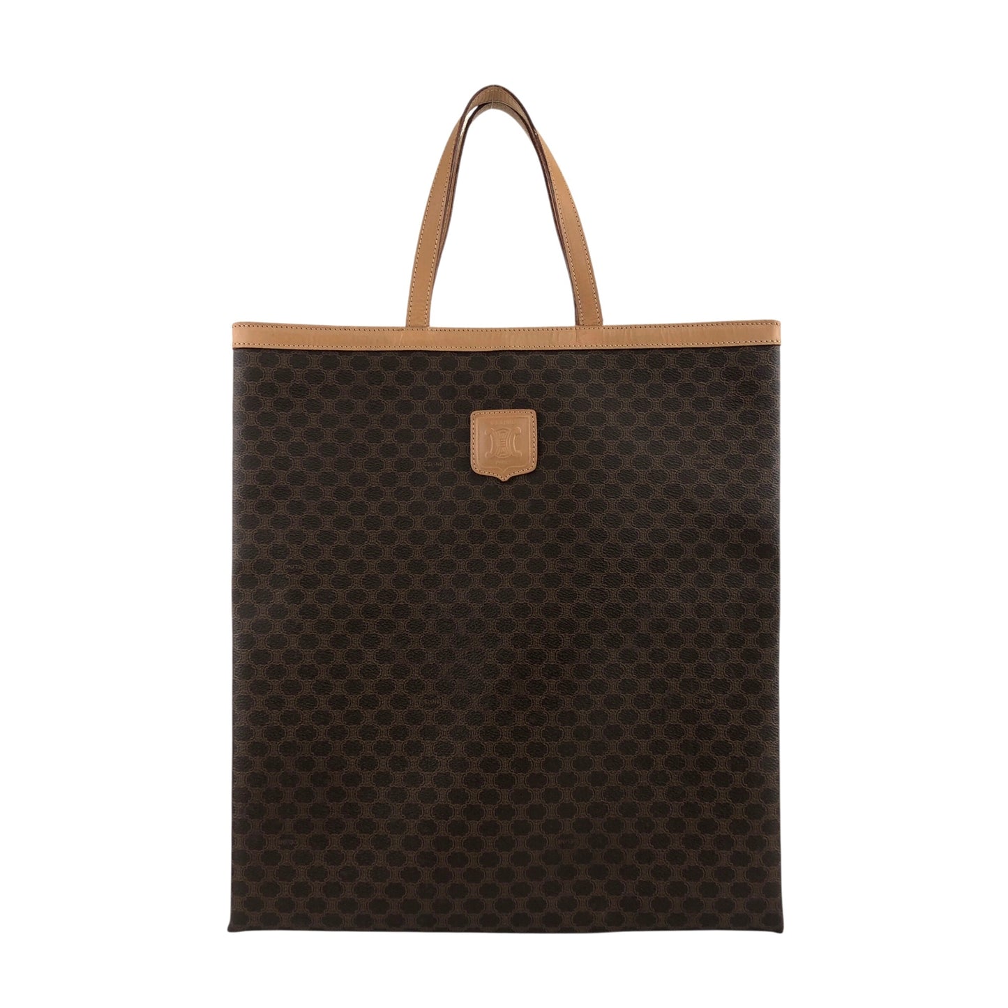 CELINE Macadam Blason Totebag Brown Vintage ppb7ty