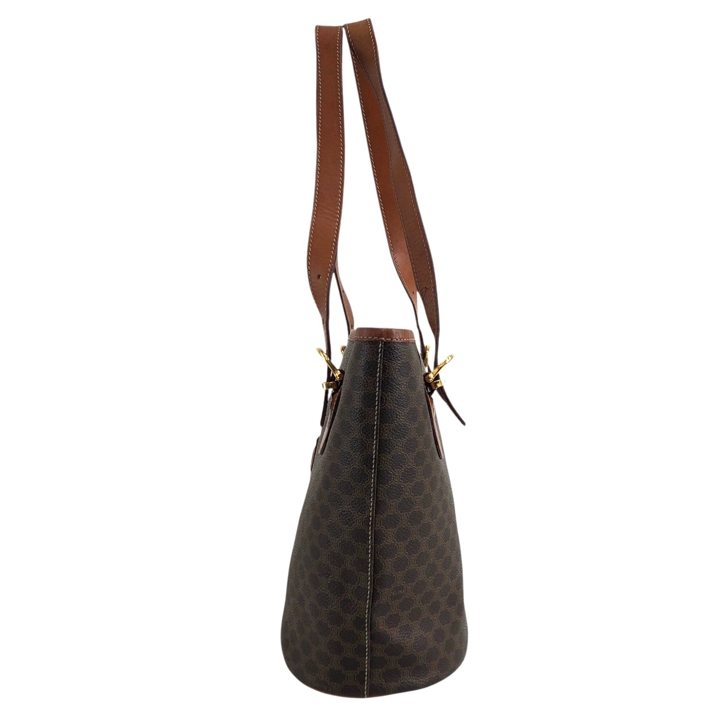 CELINE Macadam Blason Totebag Brown Vintage 4tv5ky