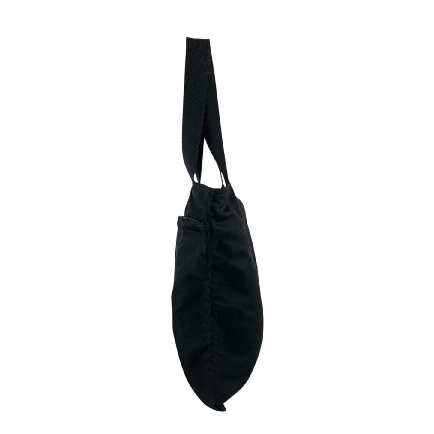 PRADA Tessuto Triangle Logo Totebag Black Vintage t7z4fj