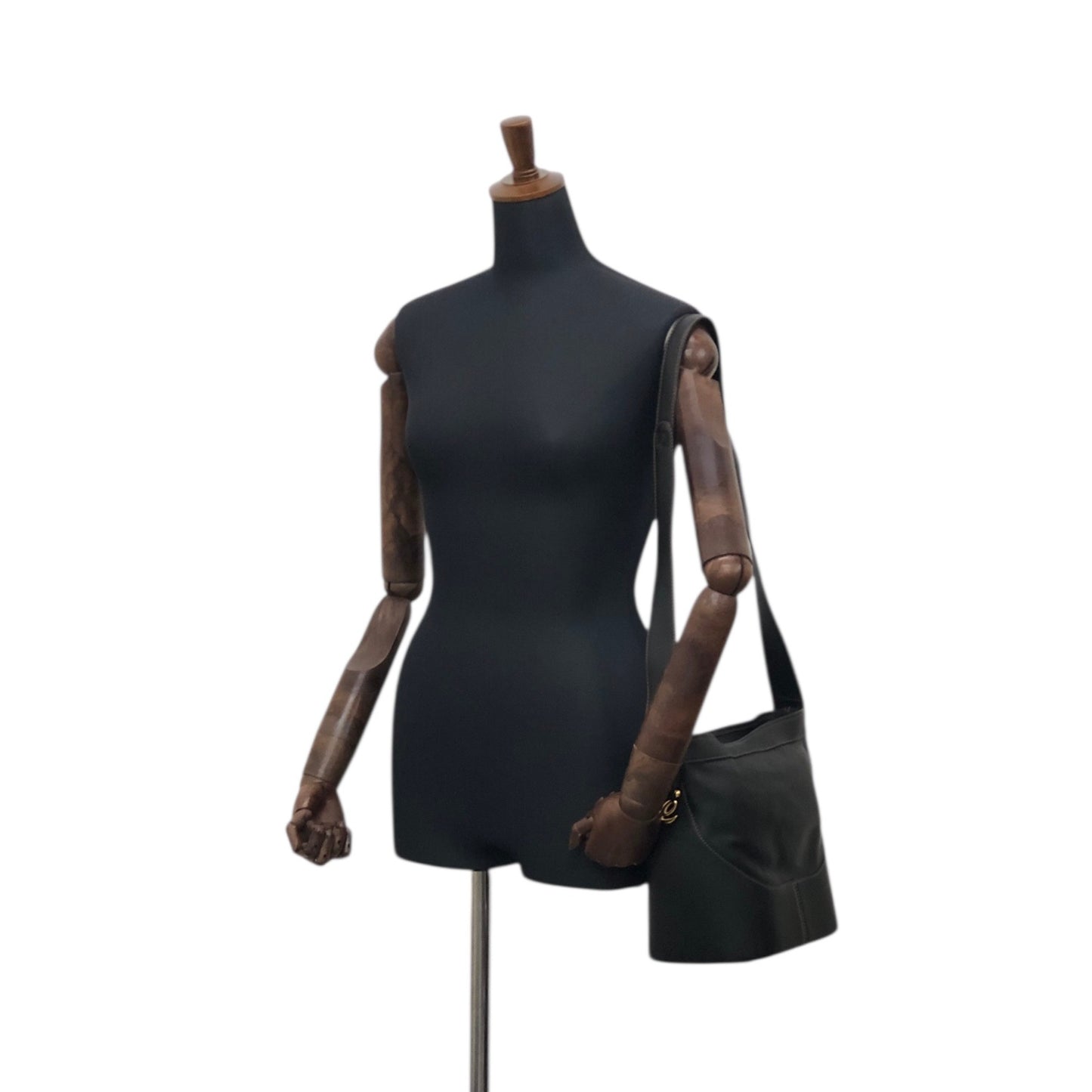 LOEWE Charm Shoulder bag Black Vintage zkuvfd