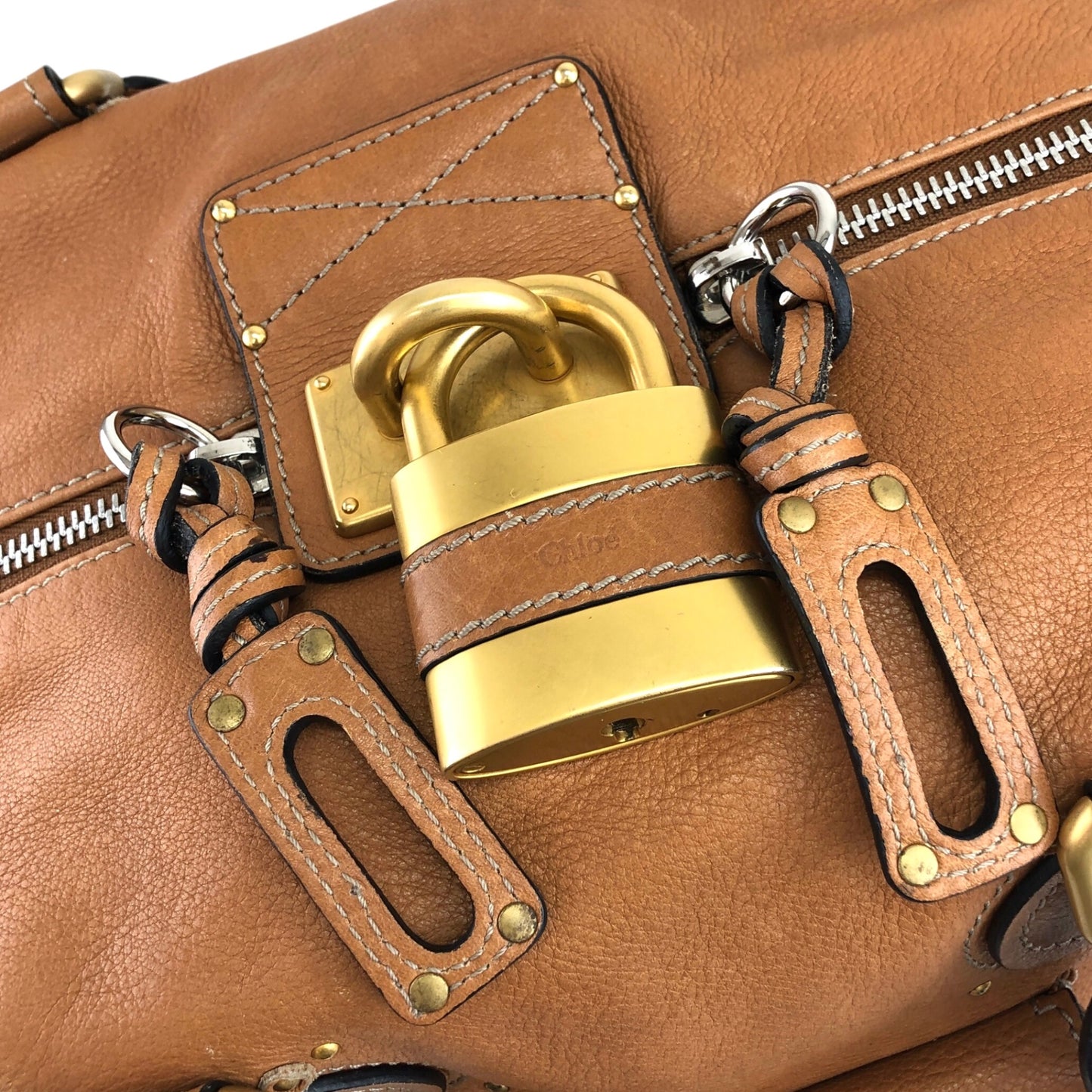 Chloe Handbag Brown Vintage chxesf