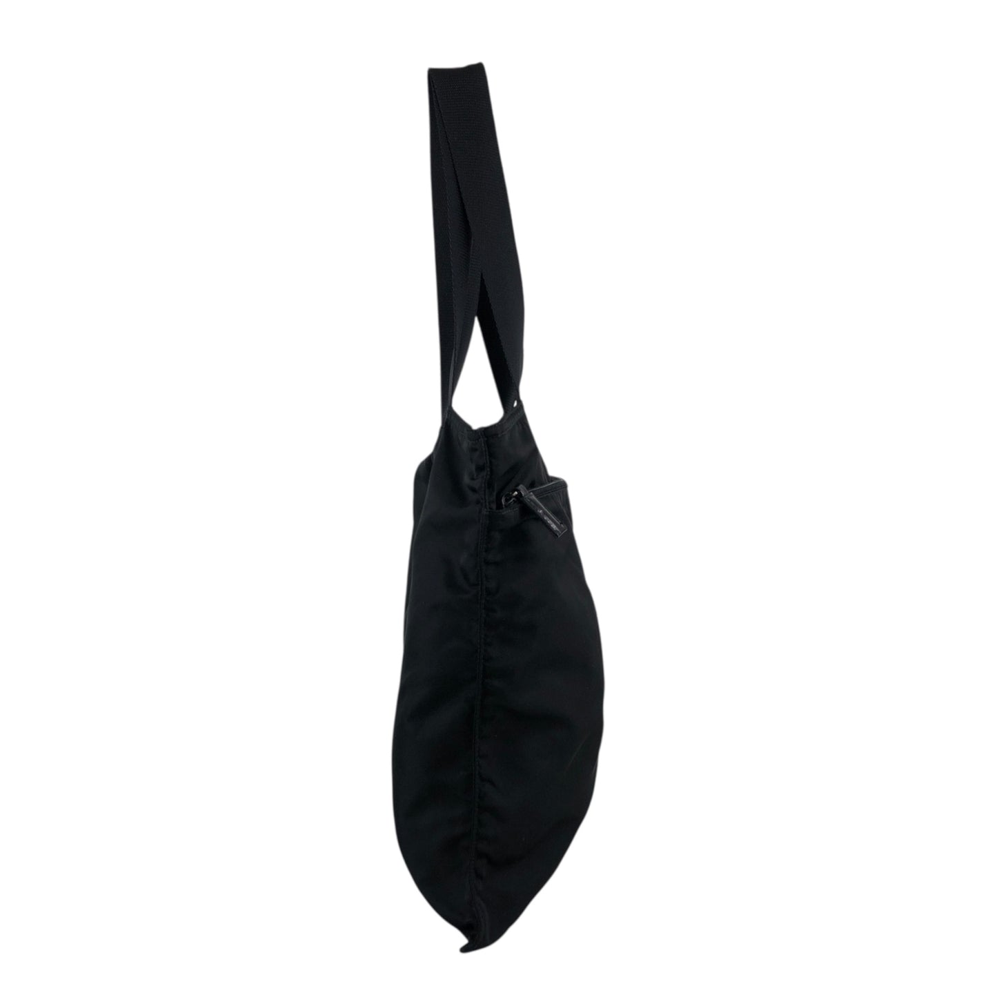 PRADA Tessuto Triangle Logo Totebag Black Vintage t7z4fj