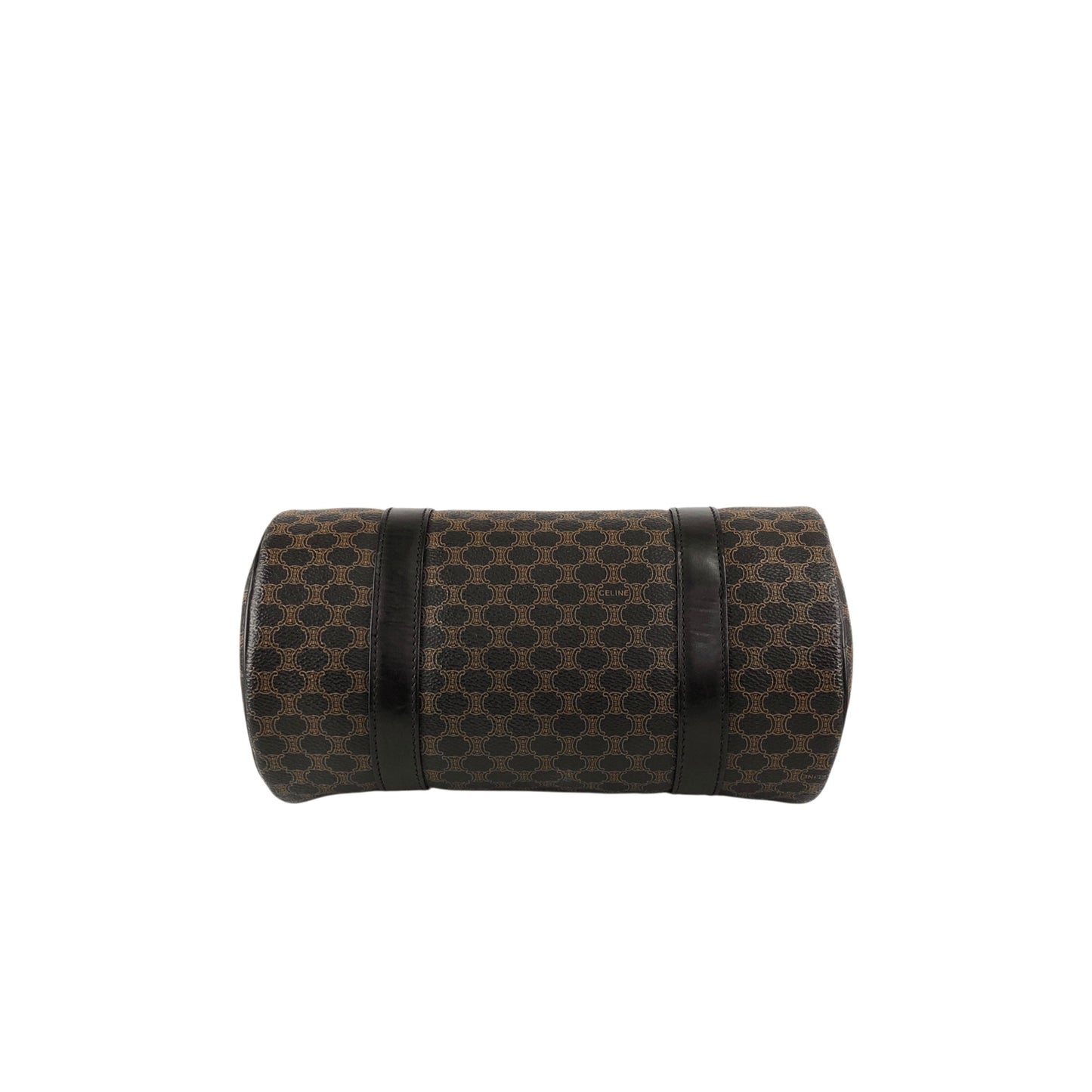 CELINE Macadam Blason Handbag Black Vintage yagsxr