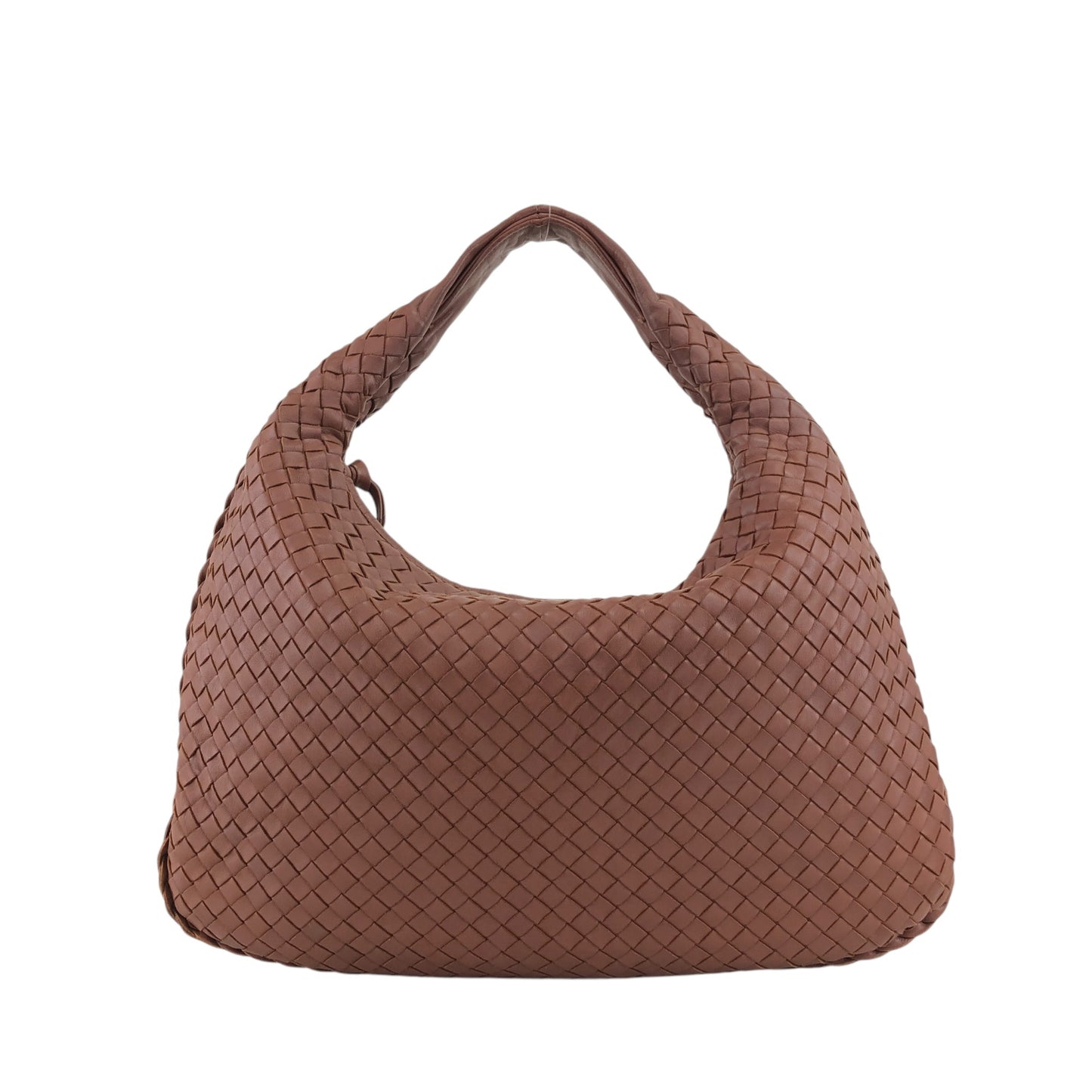 Bottega Veneta Intrecciato Shoulder bag Hobobag Brown Vintage dnw2ax