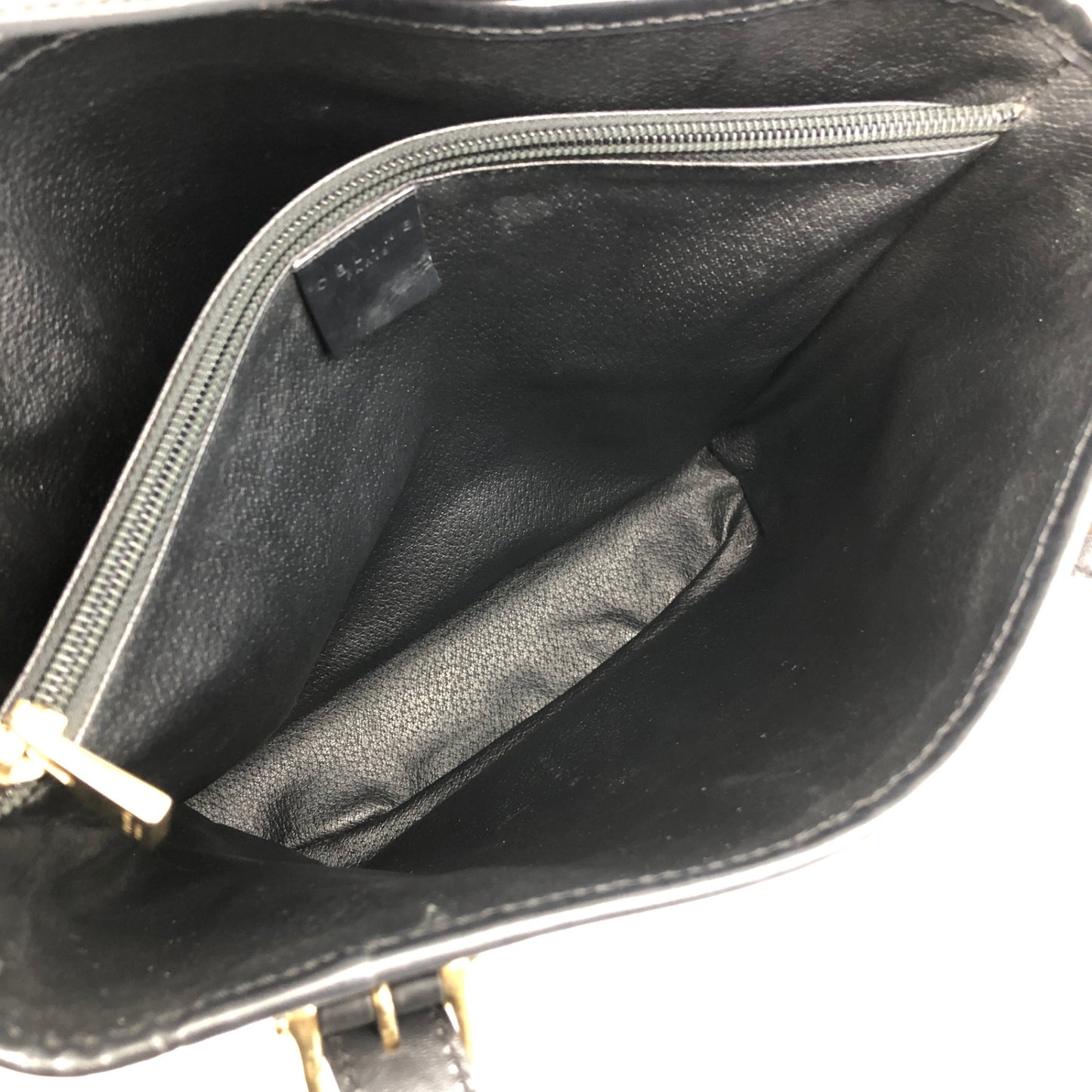 CELINE Macadam Blason Shoulder bag Totebag Black Vintage ean3kc