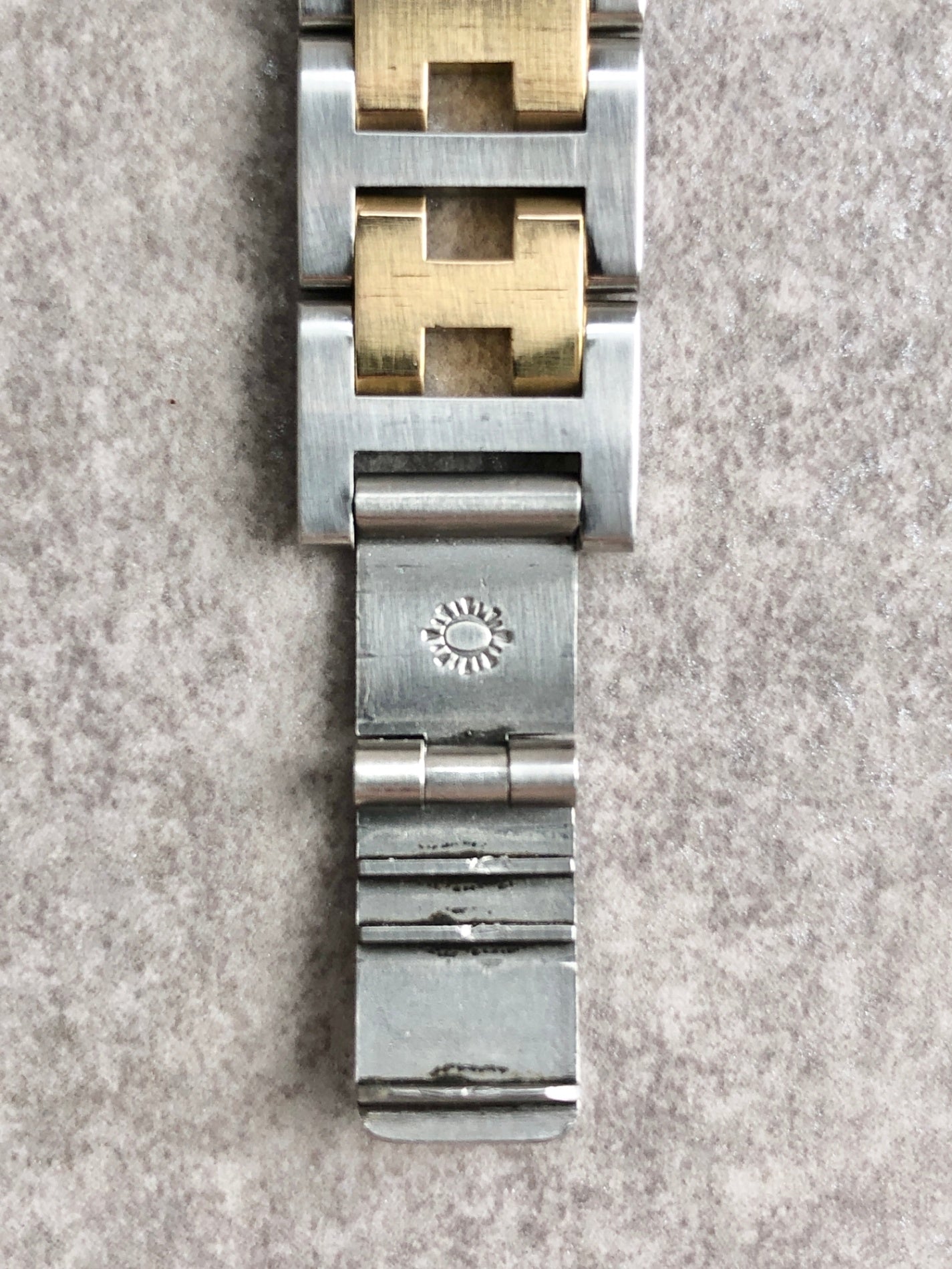 HERMES Watch Gold×Silver Vintage 2dapn5