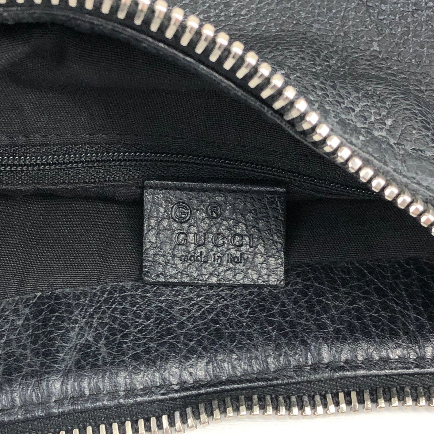 GUCCI Bamboo Shoulder bag Black Vintage a4vpvh