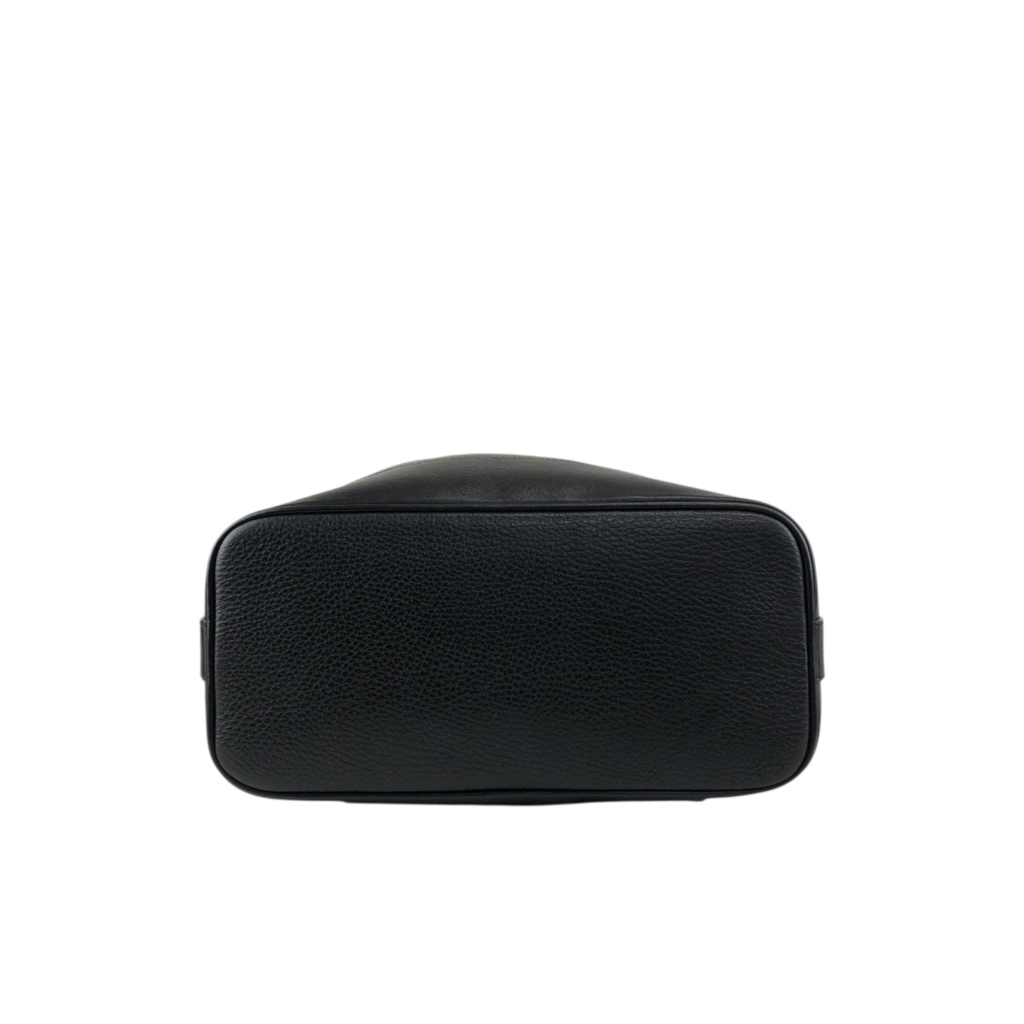 CELINE Blason Drawstring Shoulder bag Black Vintage rzrkng