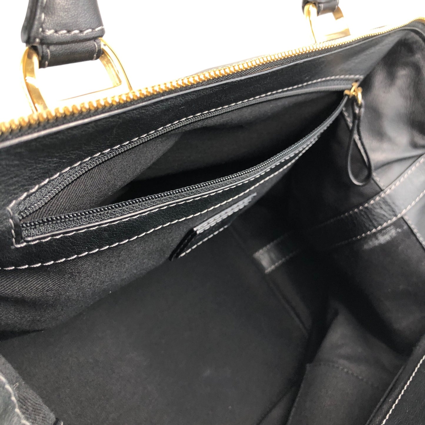 LOEWE Handbag Boston bag Black Vintage cx5sz7