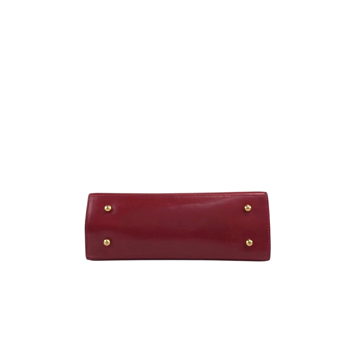 GUCCI Two-way Handbag Shoulder bag Red Vintage stnb53
